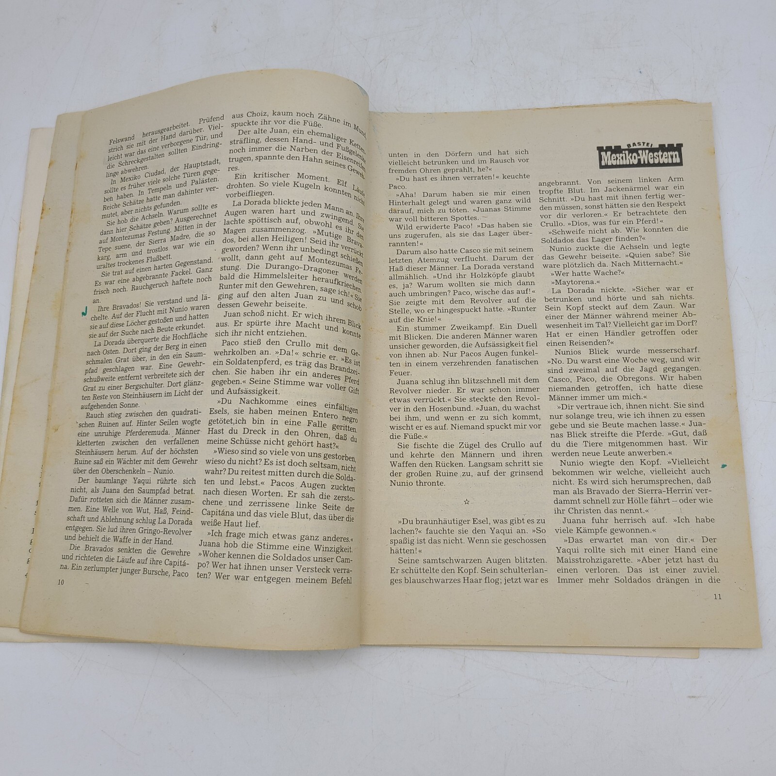 BASTEI Mexico-Western La Dorada die Herrin Sierra Pulp Fiction German Booklet
