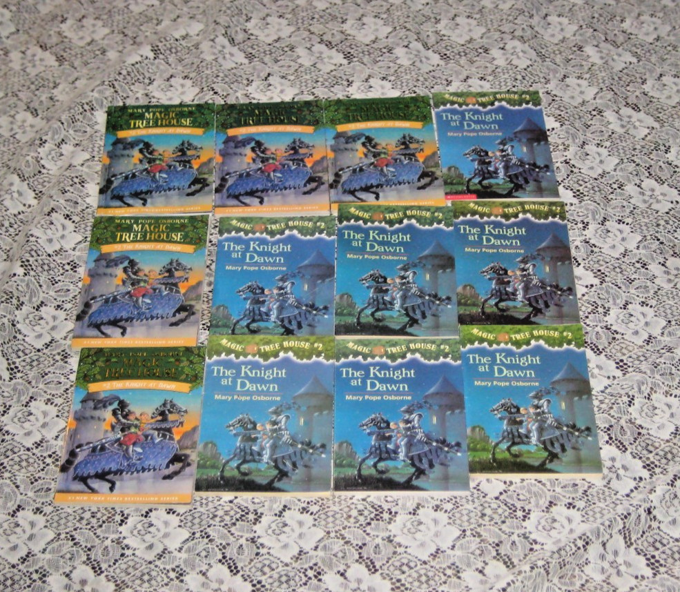Magic Tree House #2 The Knight at Dawn set Guided Reading lot 12 PB