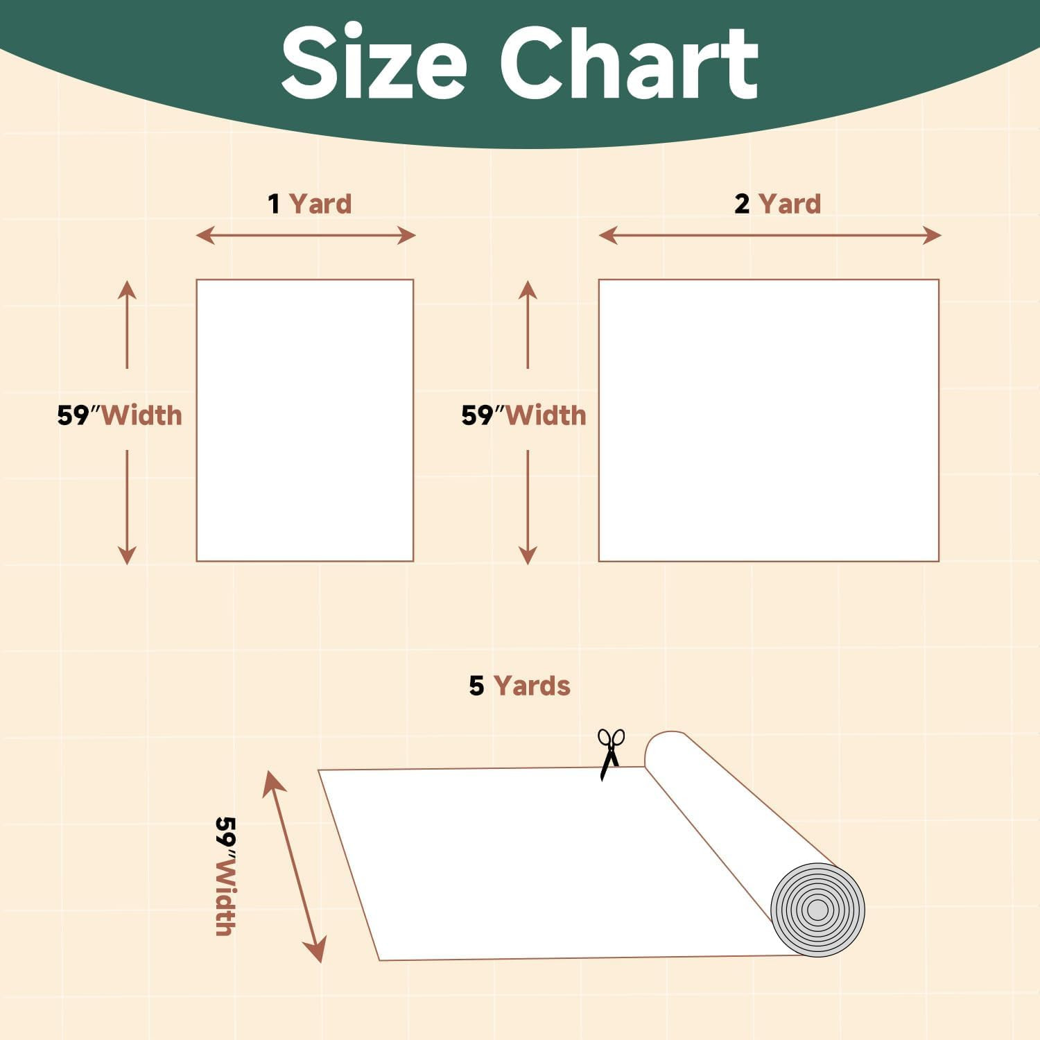 Canvas Fabric by the Yard, 59“ Wide, 10Oz Premium Natural Cotton Duck Canvas Fa
