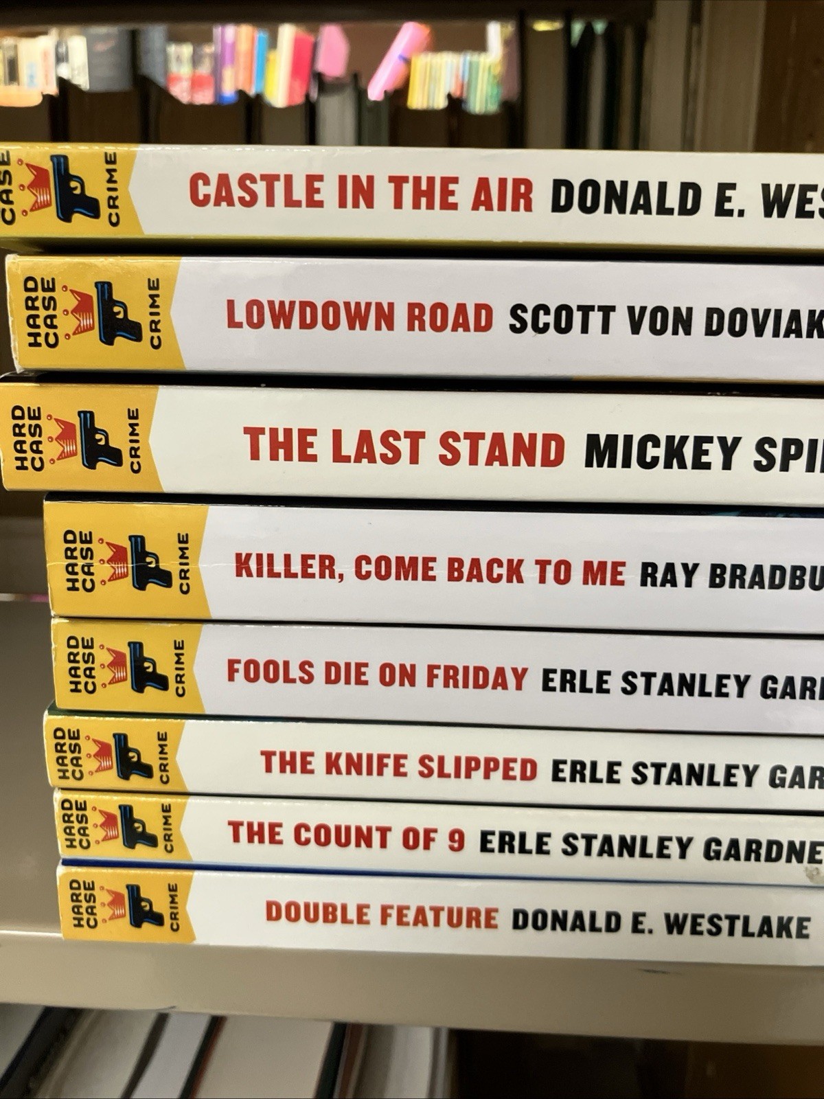 Hard Case Crime Noir Gardner Westlake Bradbury Spillane (Lot of 11 PBKs)