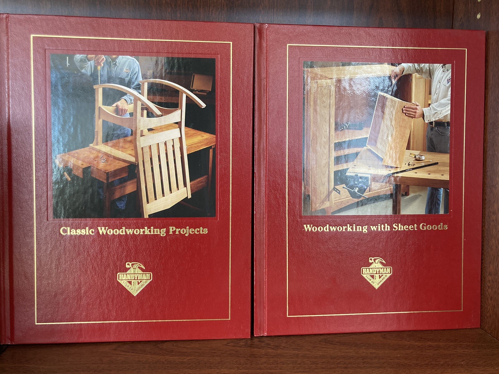 Lot Of 18Handyman Club of America Hardcover Books Wood Working Home Repair