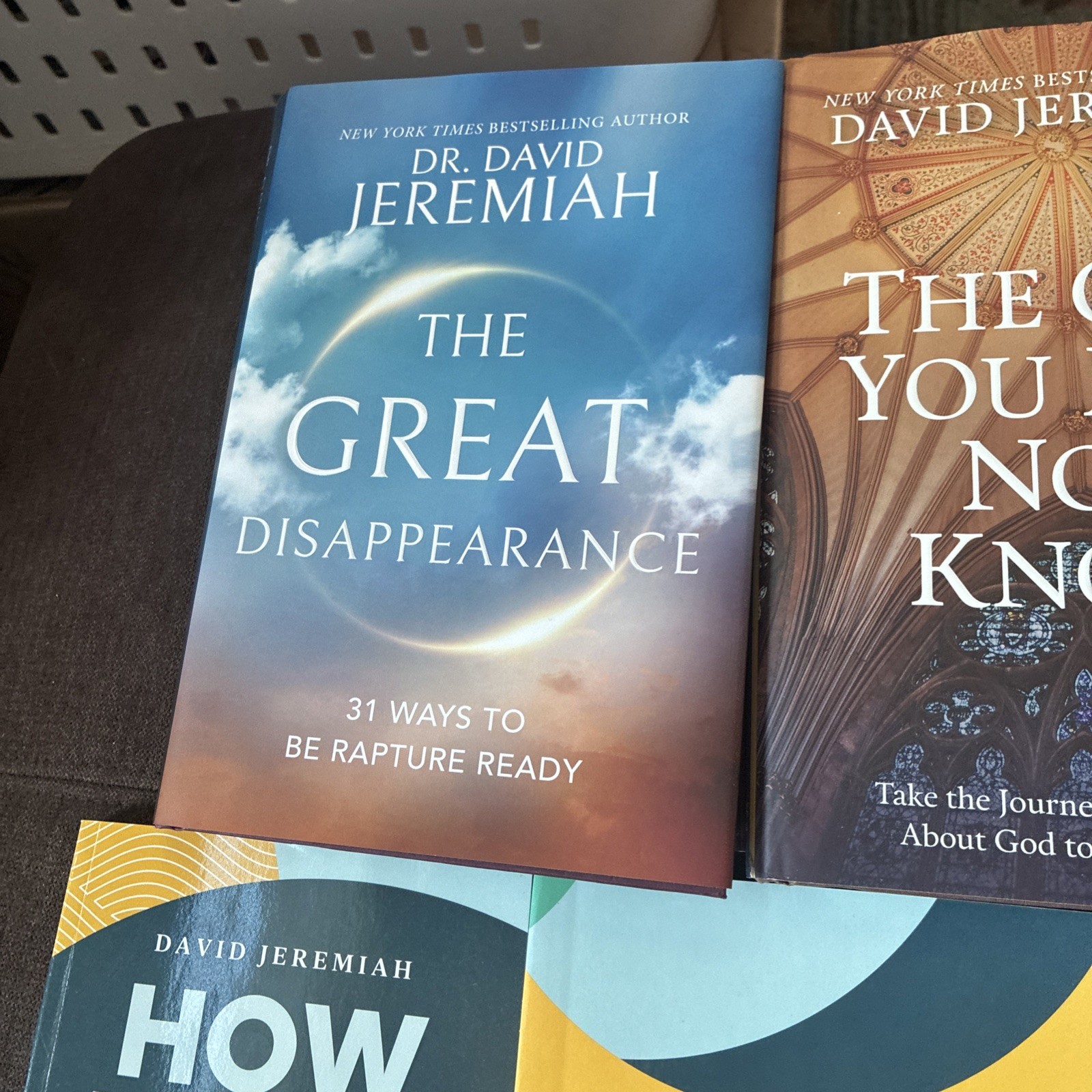 11 Dr. David Jeremiah Books Prophesy/Christian Living/Study Guides 3 HB 1 Signed