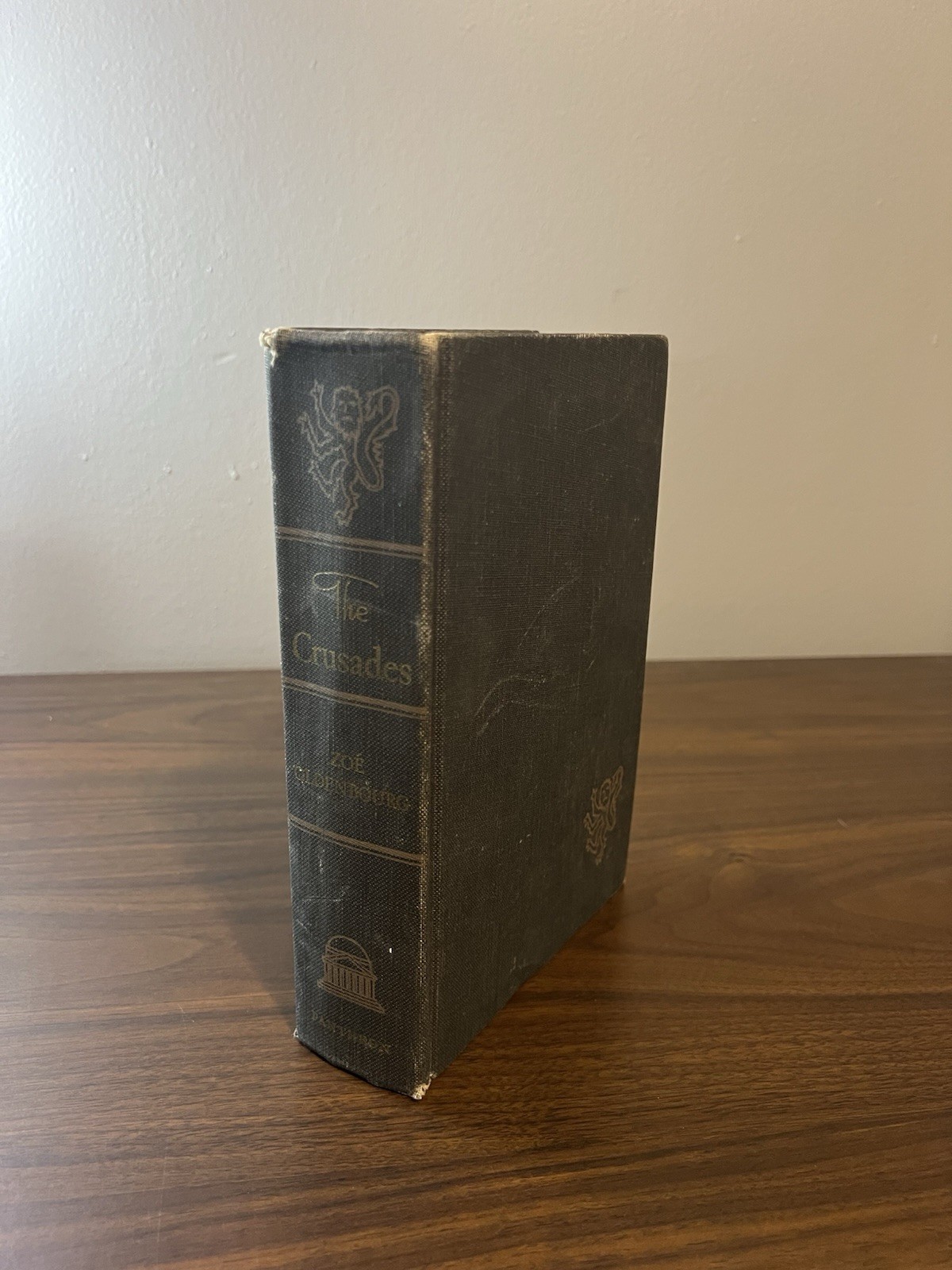 The Crusades By Zoe Oldenburg Vintage Book Middle Ages England History 1966