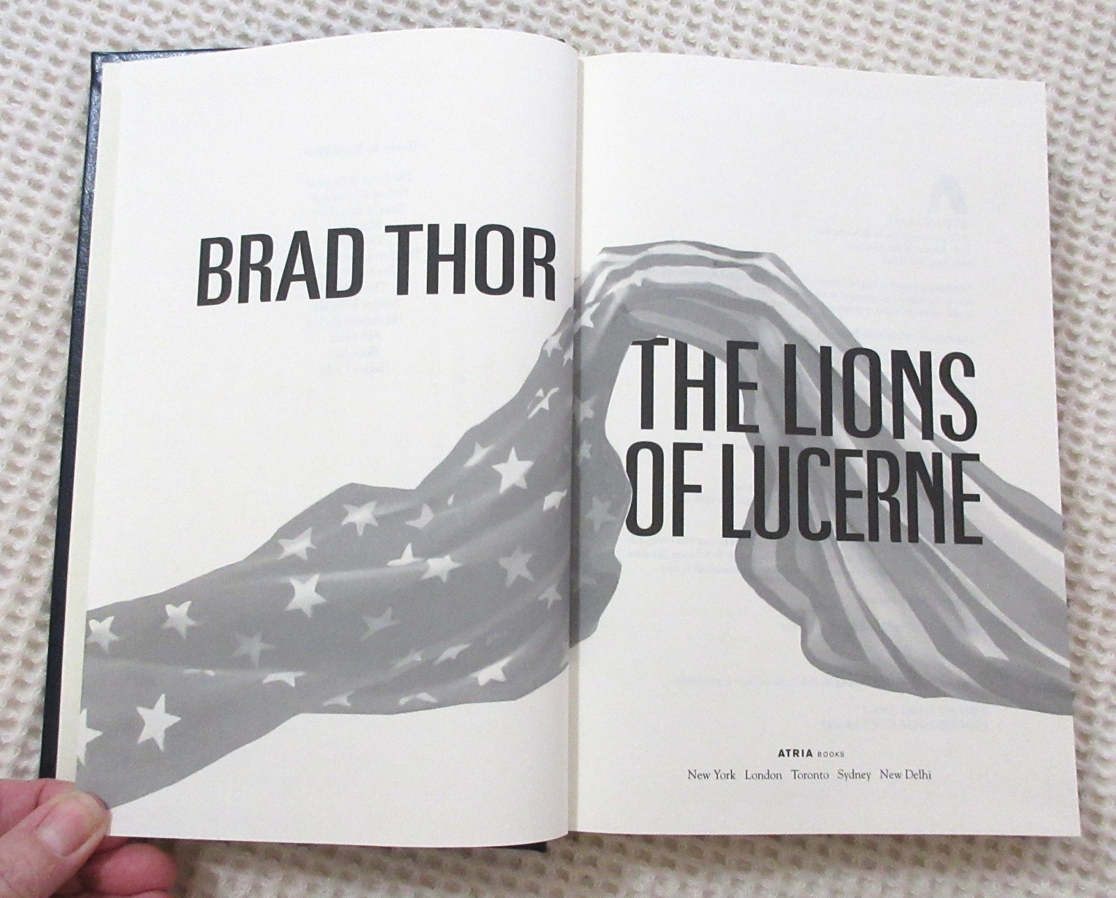 (F) Brad Thor Collector’s Edition #1, Three Books, Atria Hardcover, May 2014
