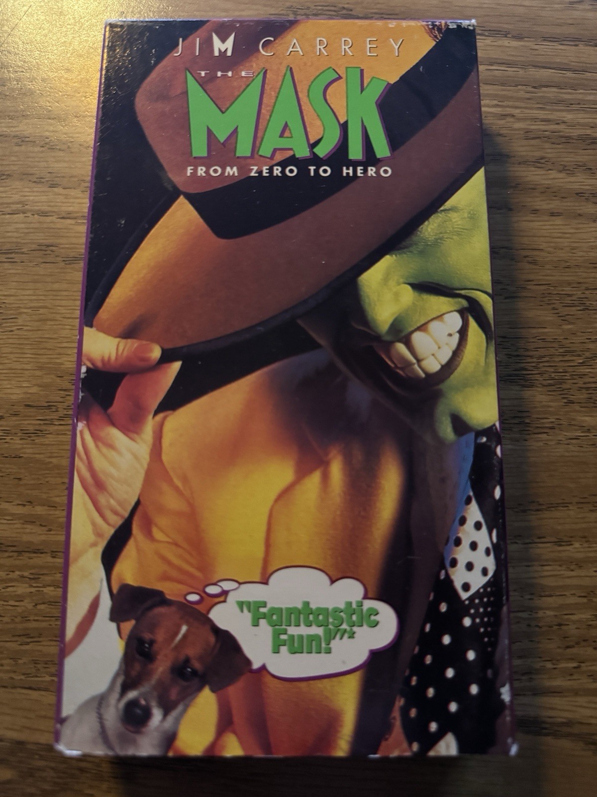 The Mask Paperback Book Novelization + (VHS , 1994) Jim Carrey 90s Movies