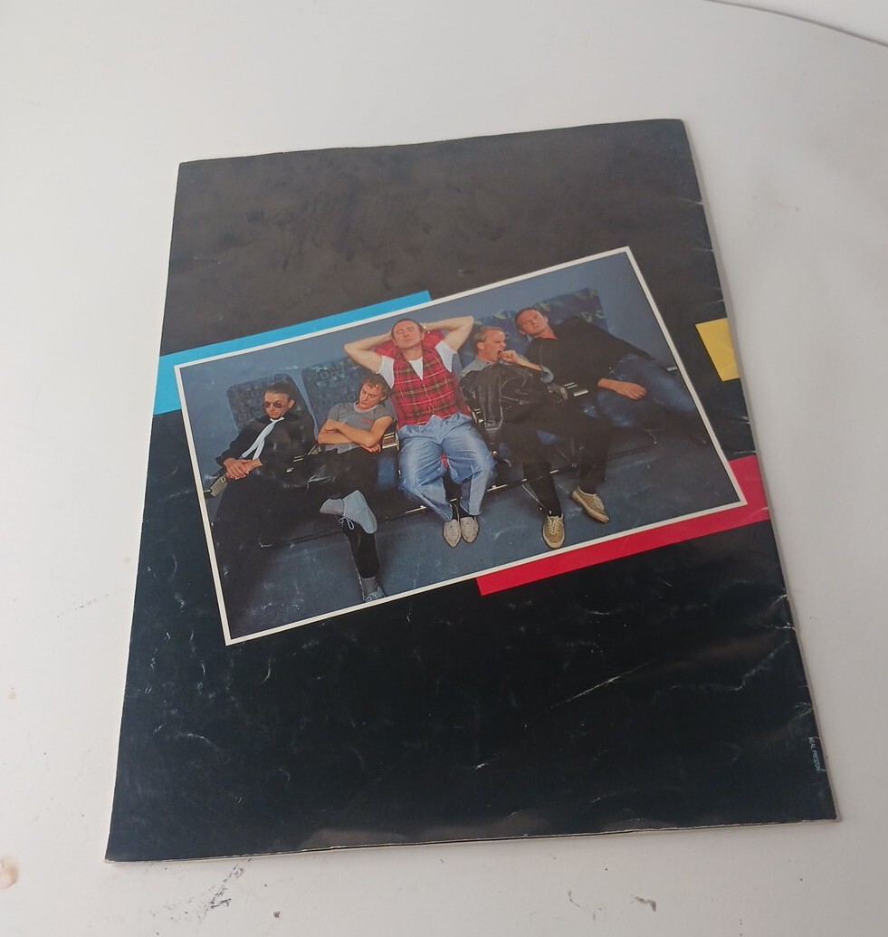 Men At Work Tour Program 1983