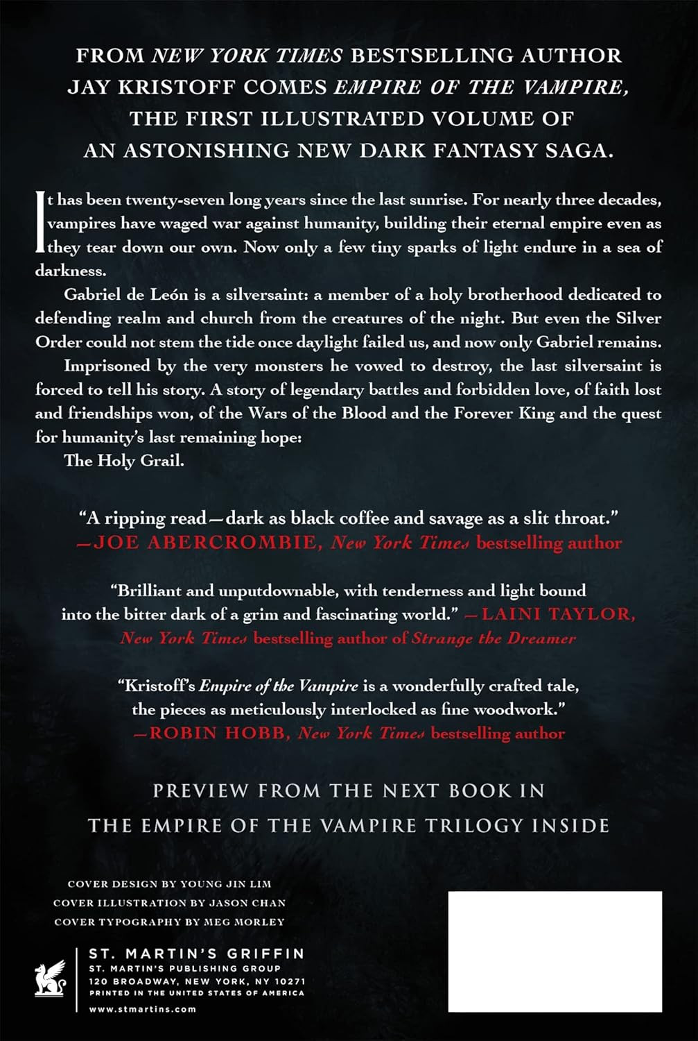 Empire of the Vampire: Book One