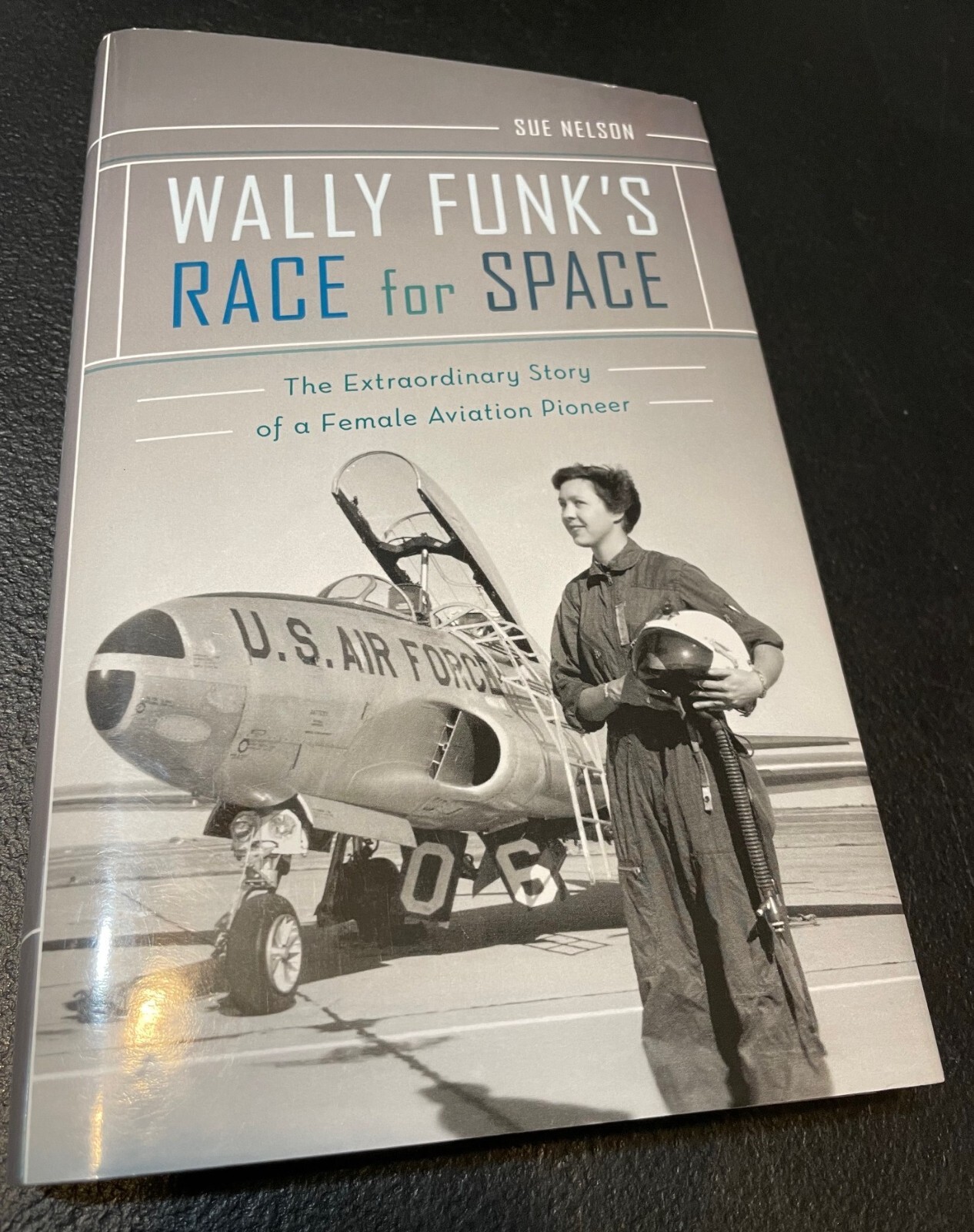 Wally Funk signed WALLY FUNK’S RACE FOR SPACE, 1st/1st, dust jacket cover