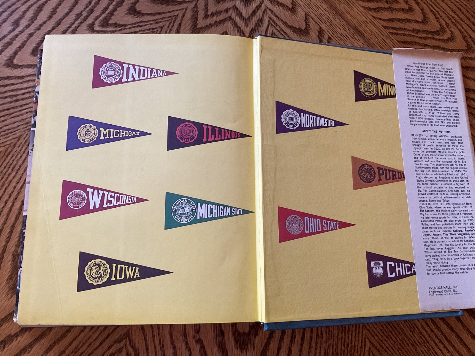 1967 „THE BIG TEN“ BY TUG WILSON AND JERRY BRONDFIELD – 496 Pages