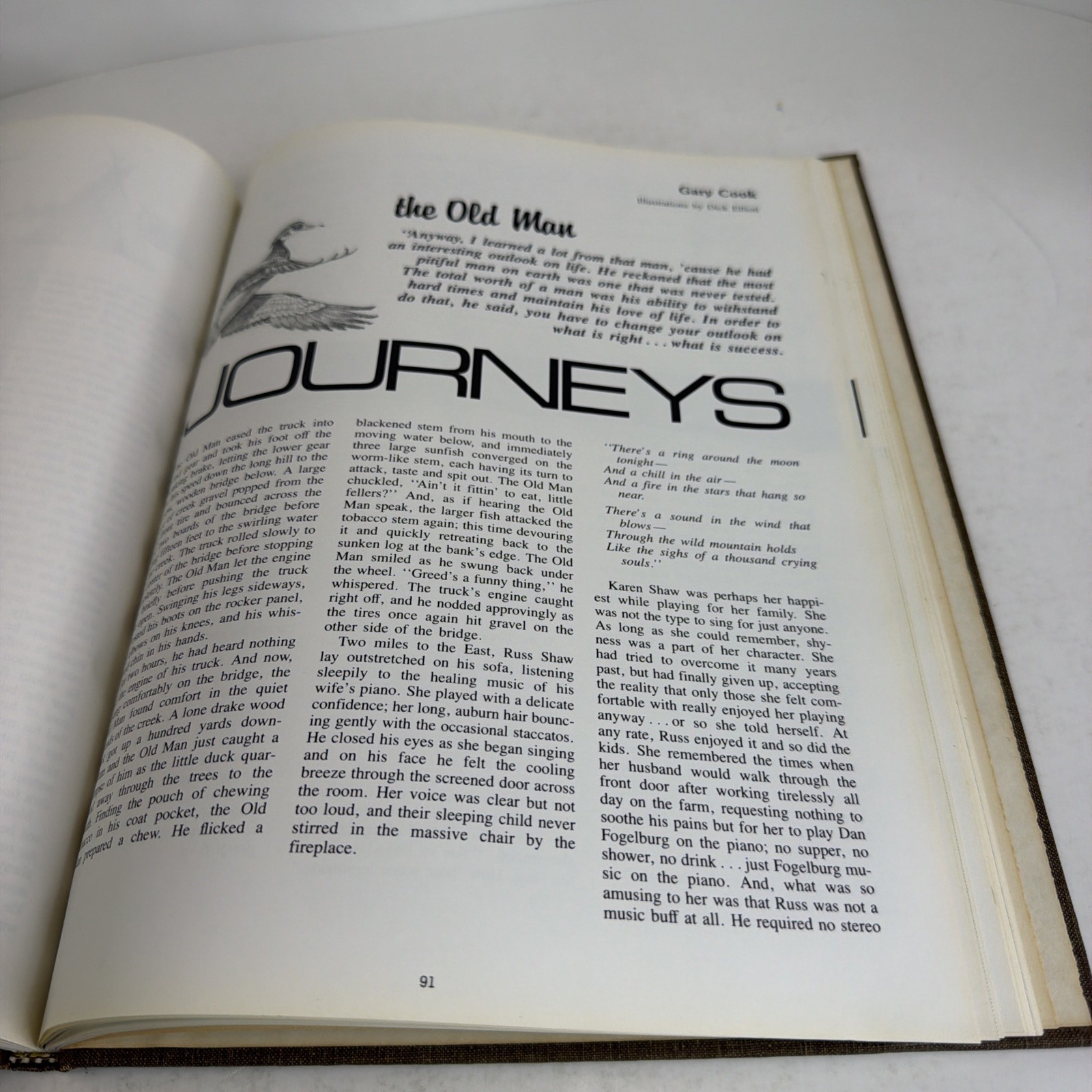 The Old Man by Gary W. Cook Union City, Tennessee HC 1st Ed. 1987