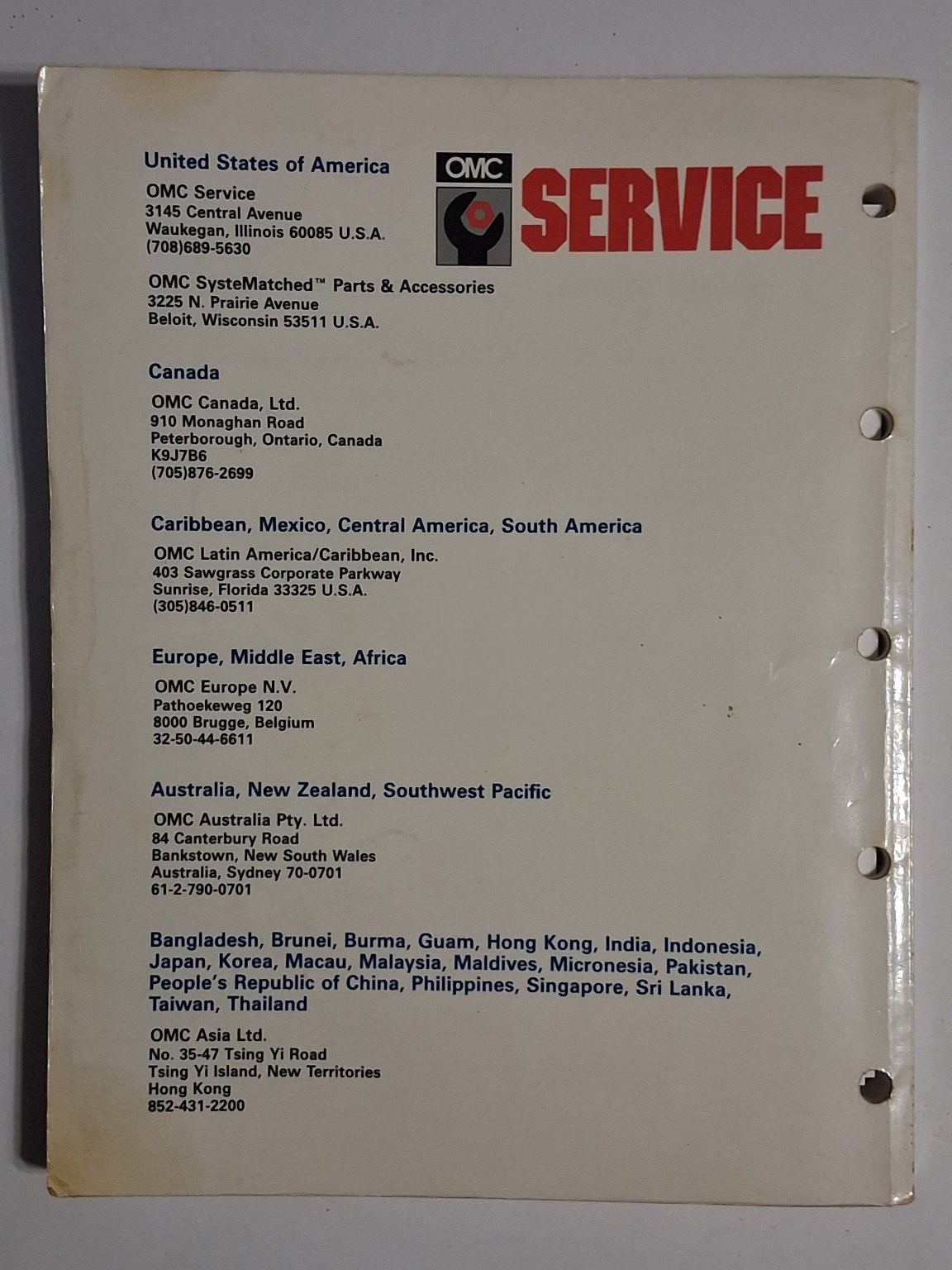 Johnson Evinrude Outboard Service Manual 1990 60° LOOP V 150 175 OMC Marine