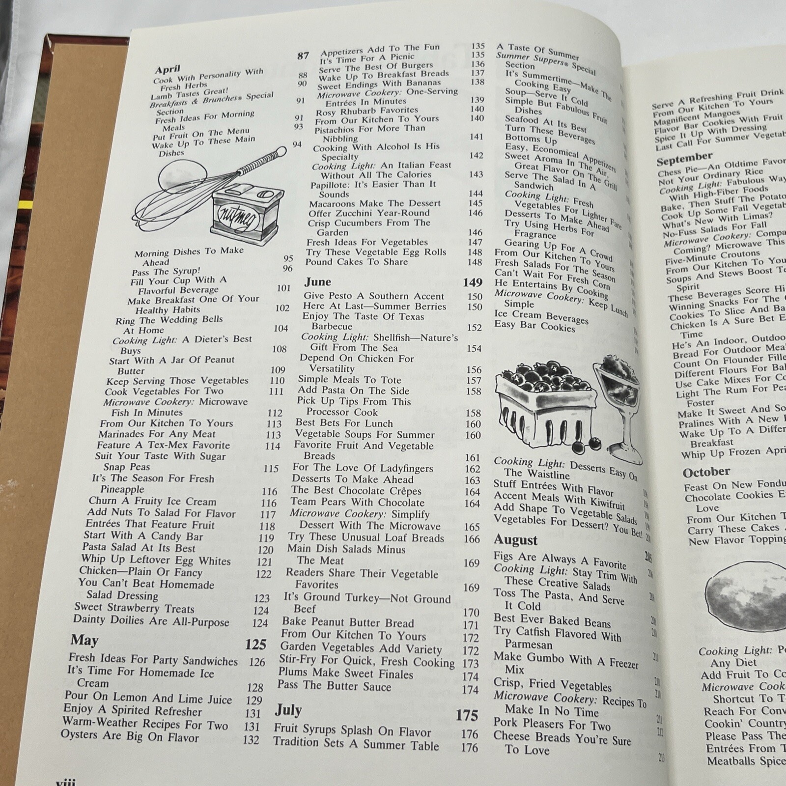 Southern Living Annual Recipes Cookbook 1986 Vintage Cookbook 372 Pages