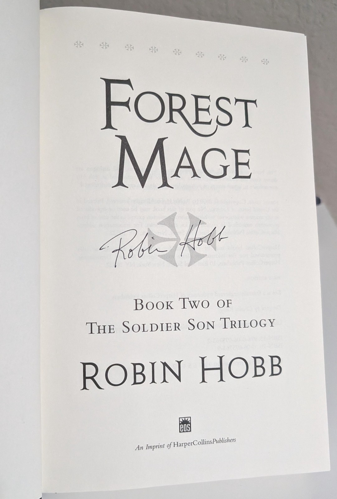 Robin Hobb = FOREST MAGE + RENEGADE’S MAGIC = 2 hardcovers 1st/1st BOTH SIGNED
