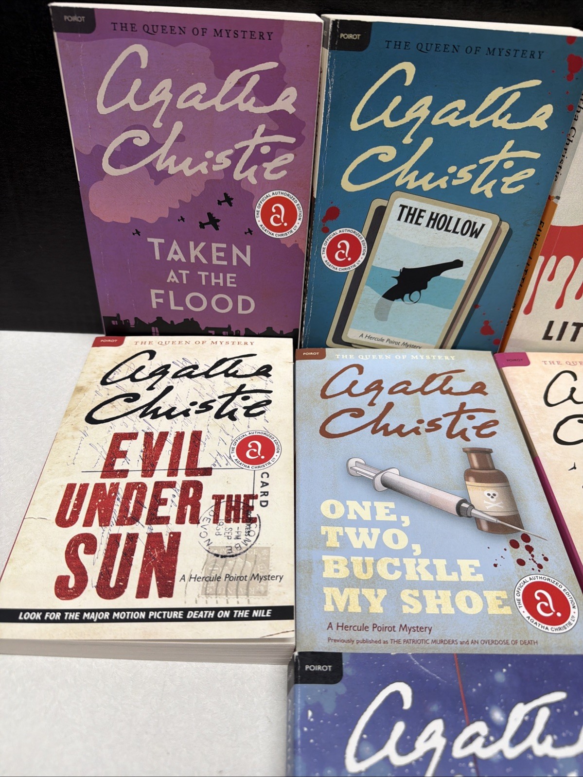 Agatha Christie Paperback Book Lot- 7 Books
