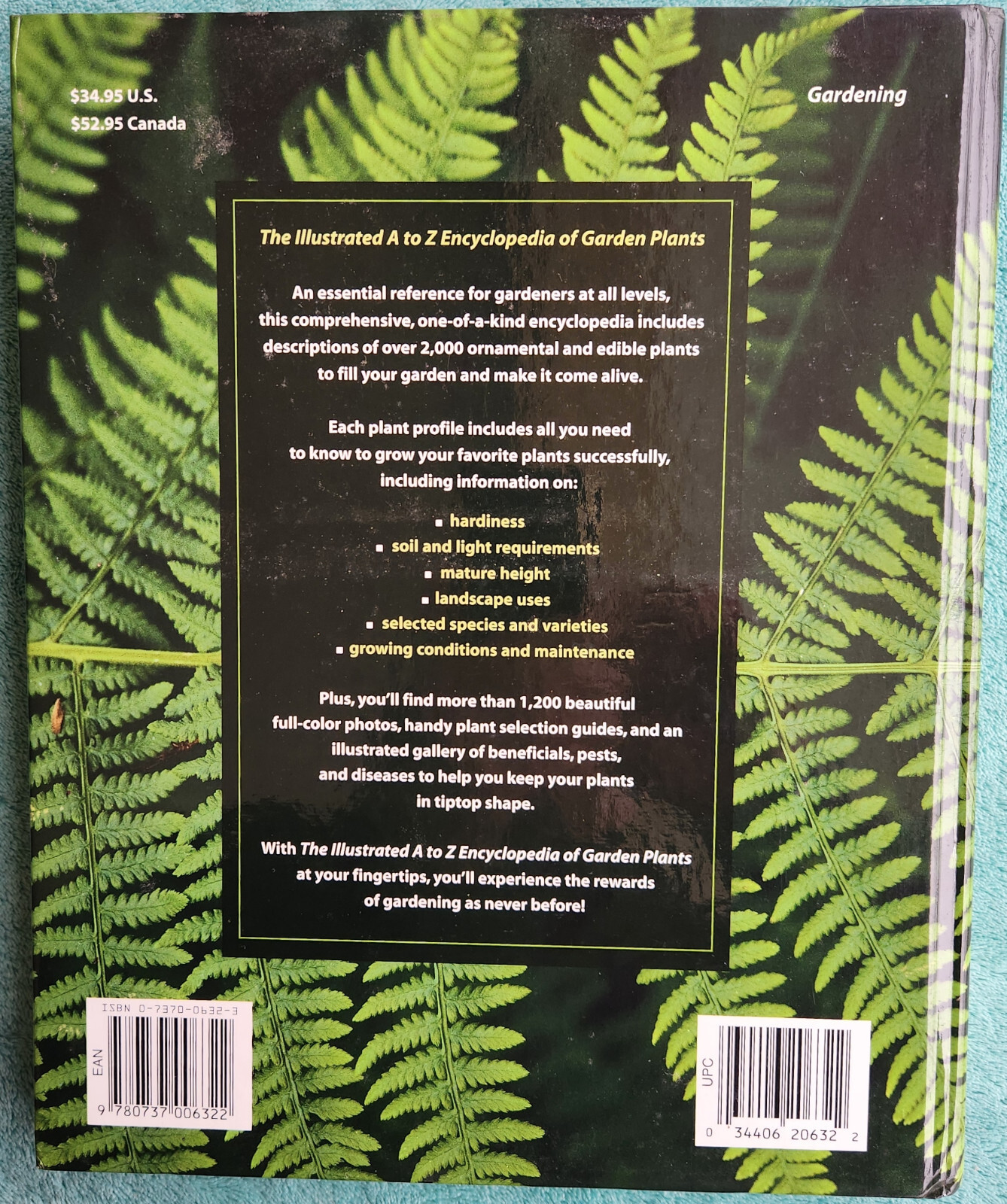 The Illustrated A To Z Encyclopedia Of Garden Plants Massive Hardcover 544 Pages