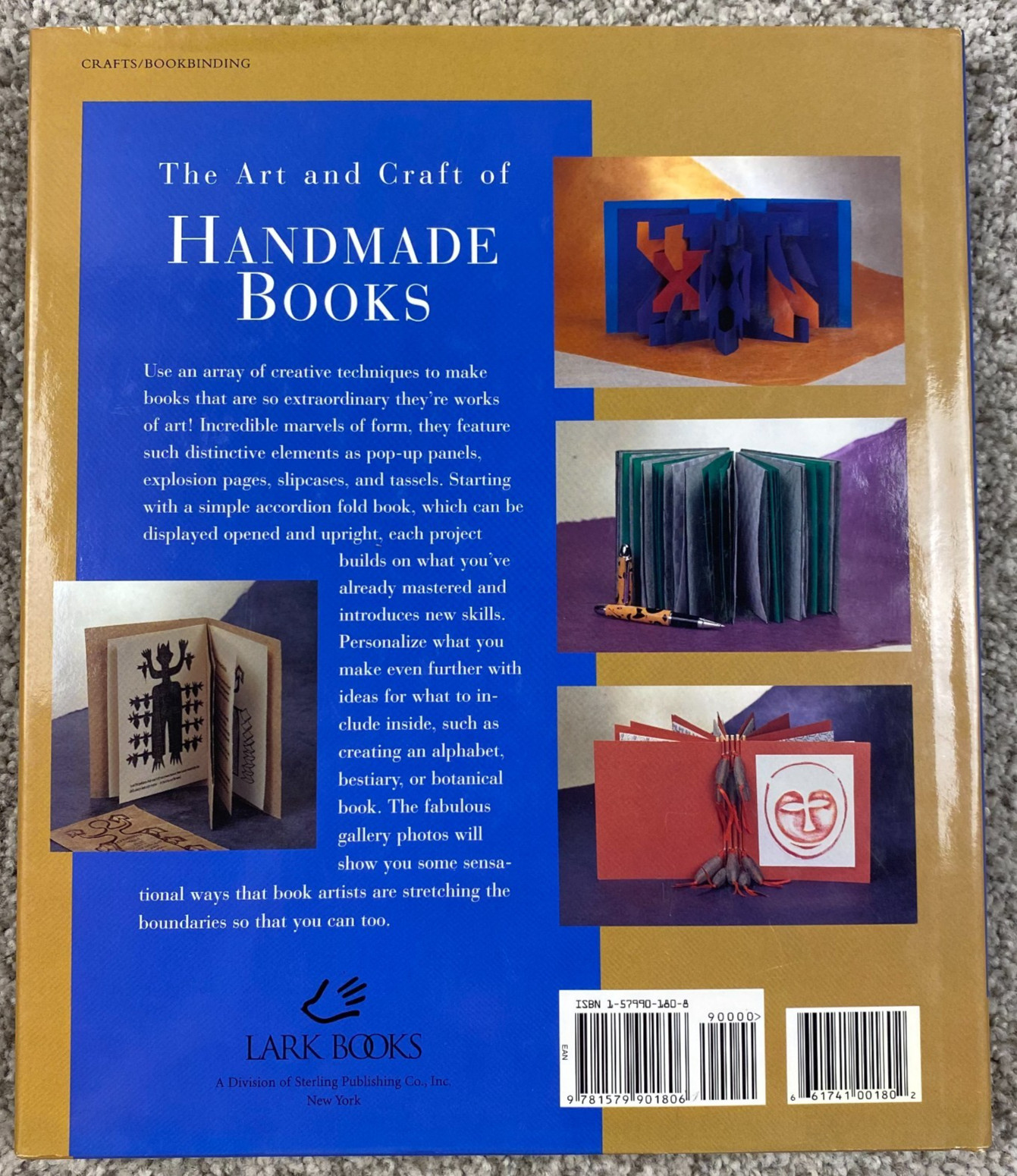 Lot of 8 Handmade Books Bookmaking Bookbinding Craft Guides Penland LaPlantz+