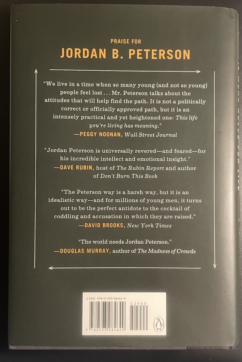 Beyond Order: 12 More Rules for Life Jordan B. Peterson – Signed Edition HC