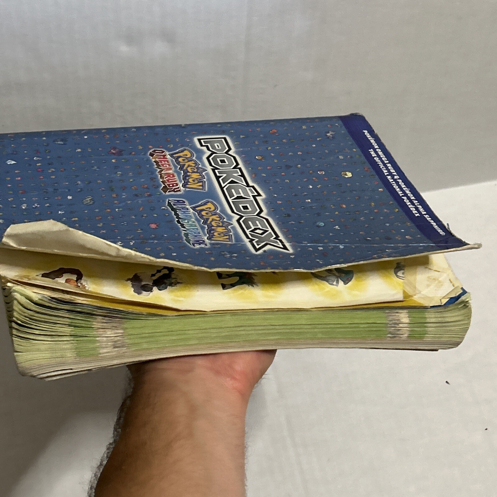 Pokemon Official National Pokedex Book Omega Ruby Alpha Sapphire No Poster
