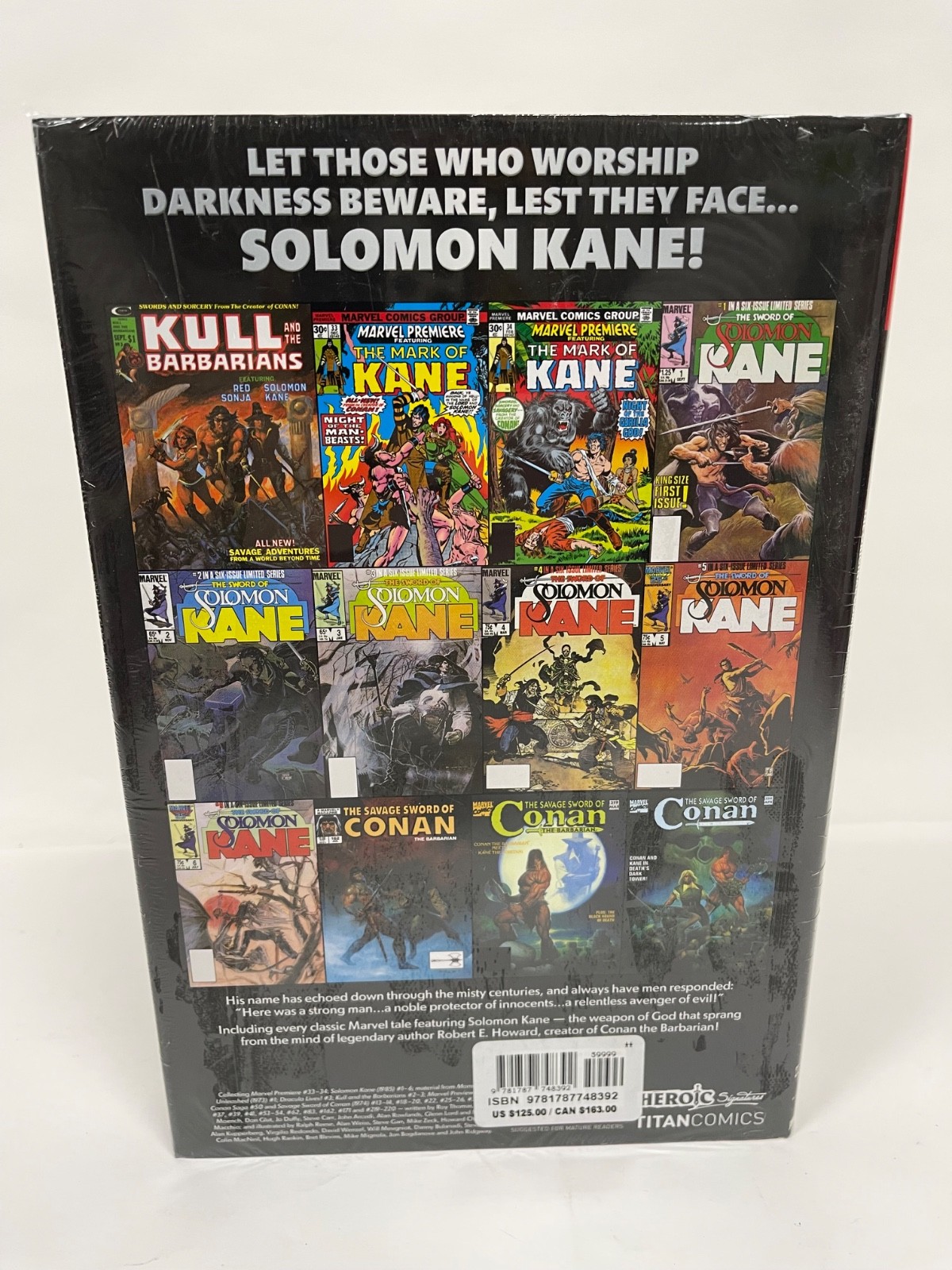 Solomon Kane Original Comics Omnibus Vol 1 REGULAR COVER TITAN HC Sealed