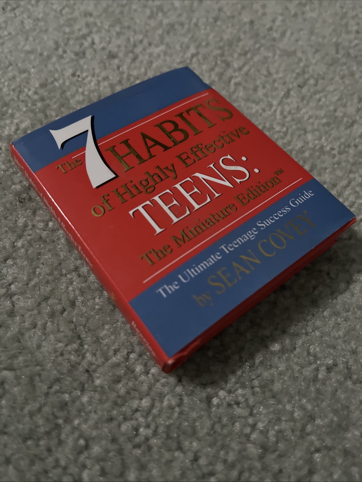 7 Habits of Highly Effective Teens : Miniature Book by Sean Covey 2003 Hardcover