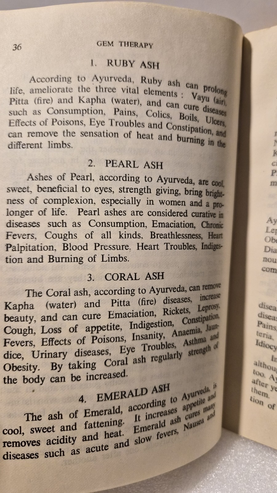 GEM THERAPY: B. Bhattacharyya Revised/1981/Rare/Good (see photos)
