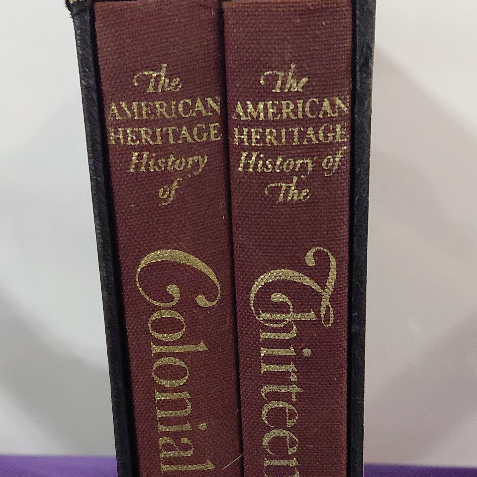 American Heritage History of Colonial America Hardcover Illustrated 2-Volume Set