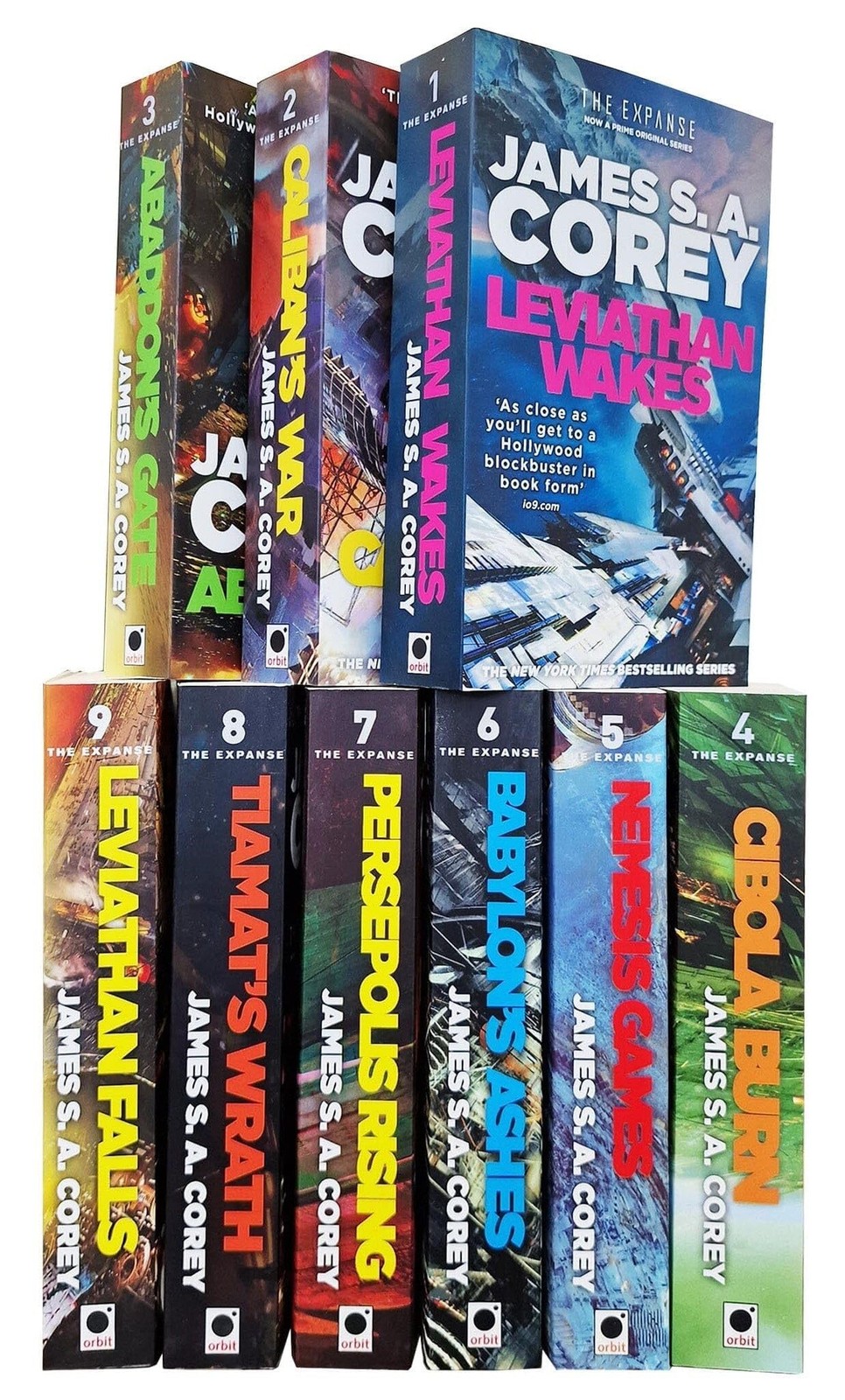 The Expanse Series Collection 9 Books Set By James S A Corey
