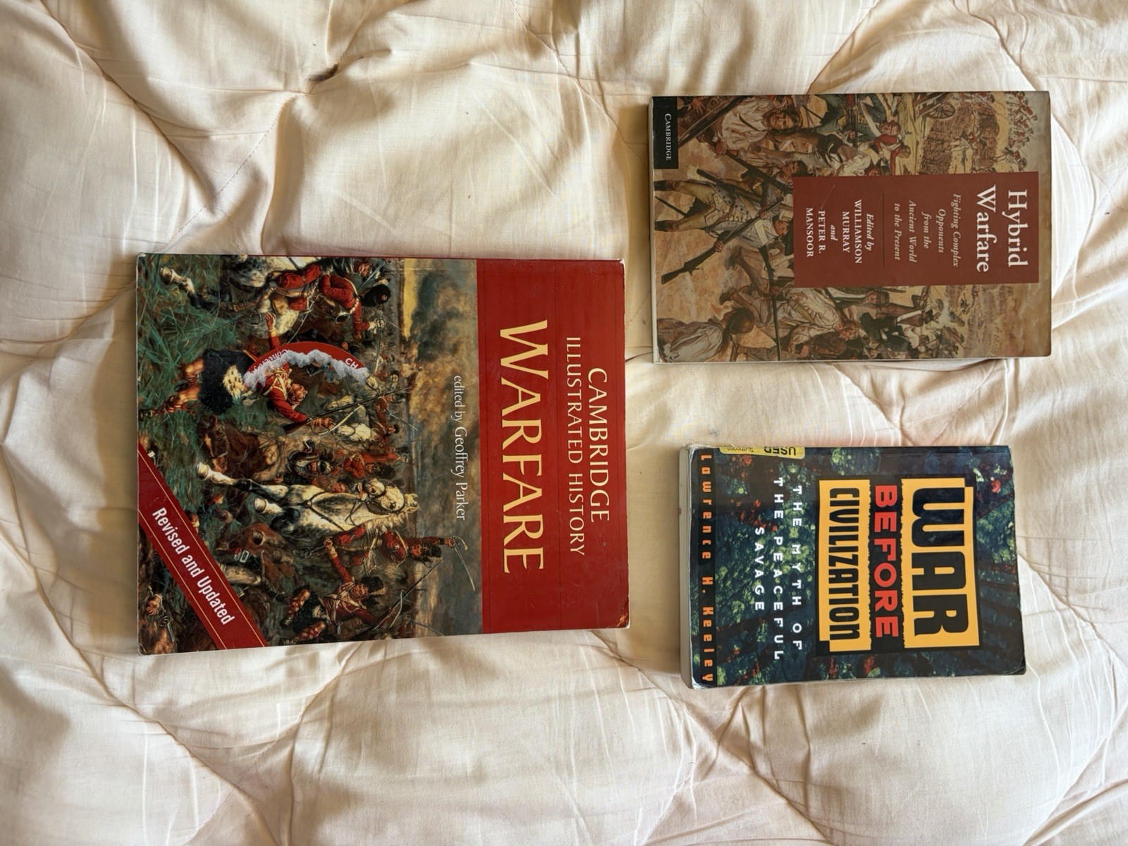 Hybrid Warfare, War Before Civilization, And Cambridge Illustrated Warfare Books
