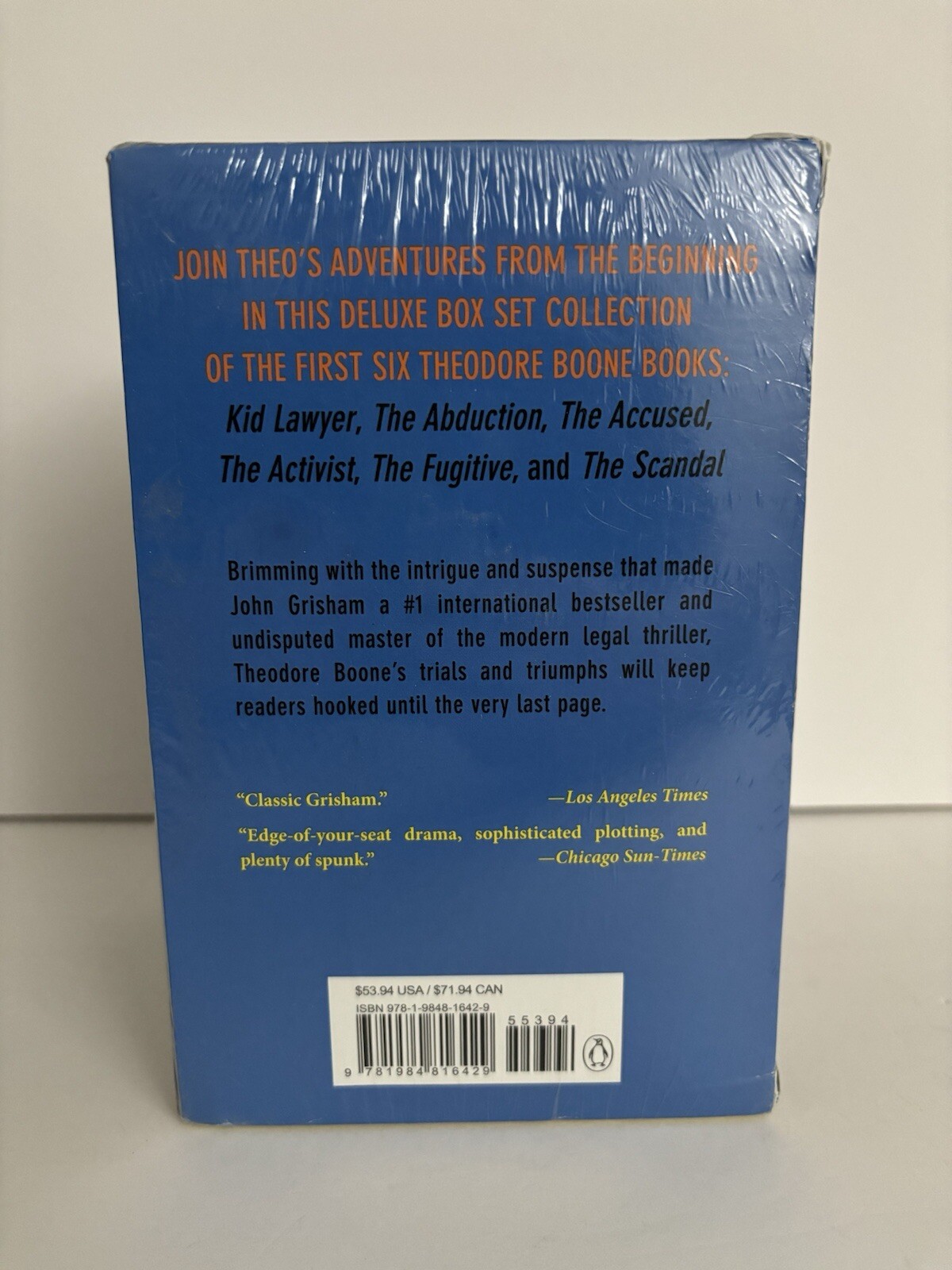 Theodore Boone 6-Book Box Set by John Grisham (2019, Uk-Trade Paper)