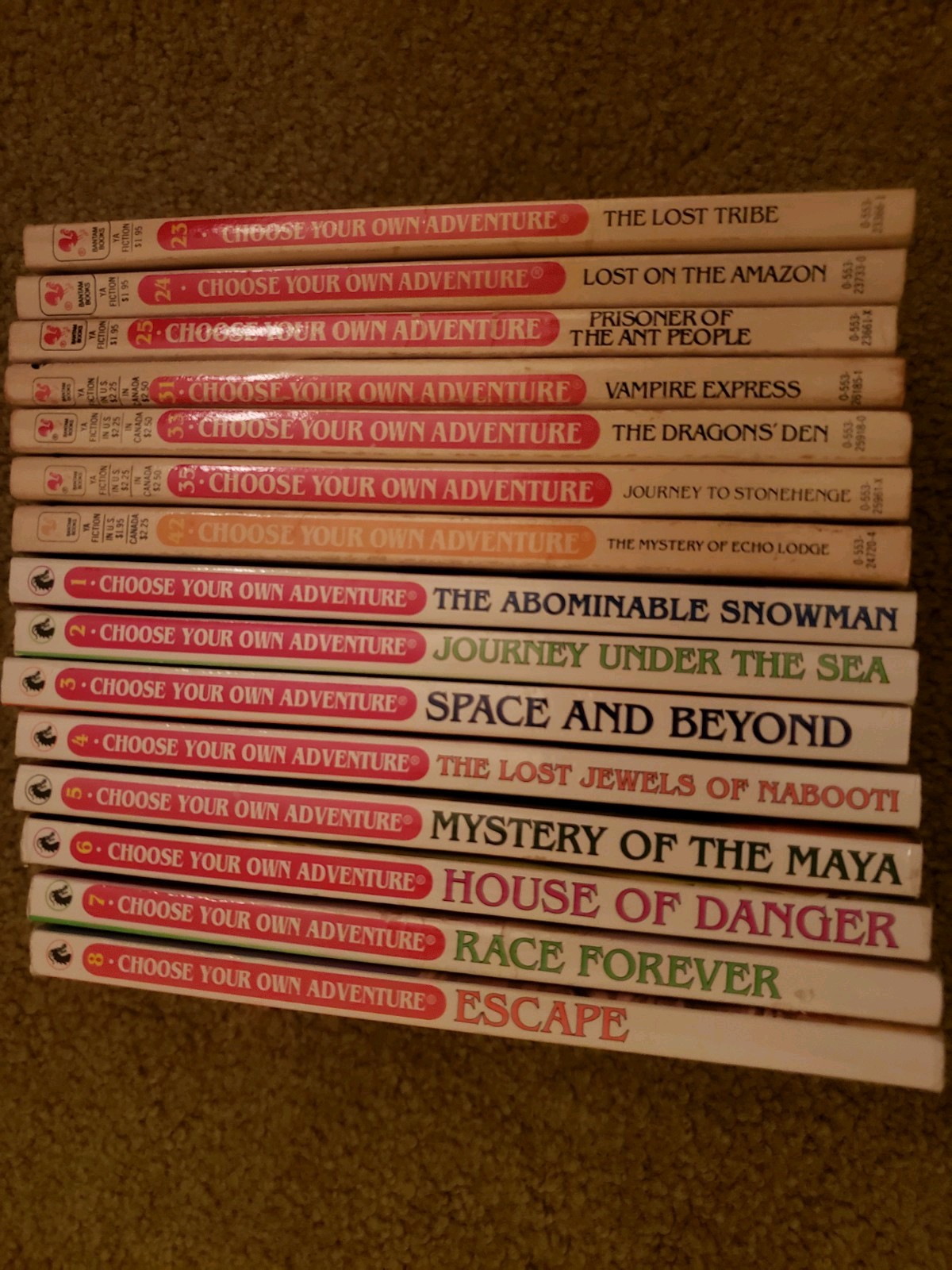 15 choose your own adventure book series set lot retro vintage and recent