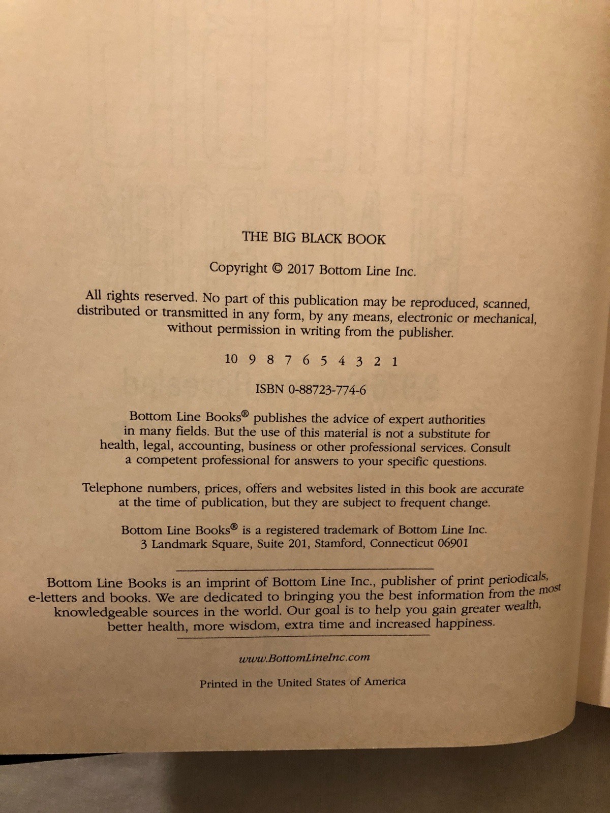 The Big Black Book: 3,976 Secrets Revealed That Put You in the Know (2017, HC)