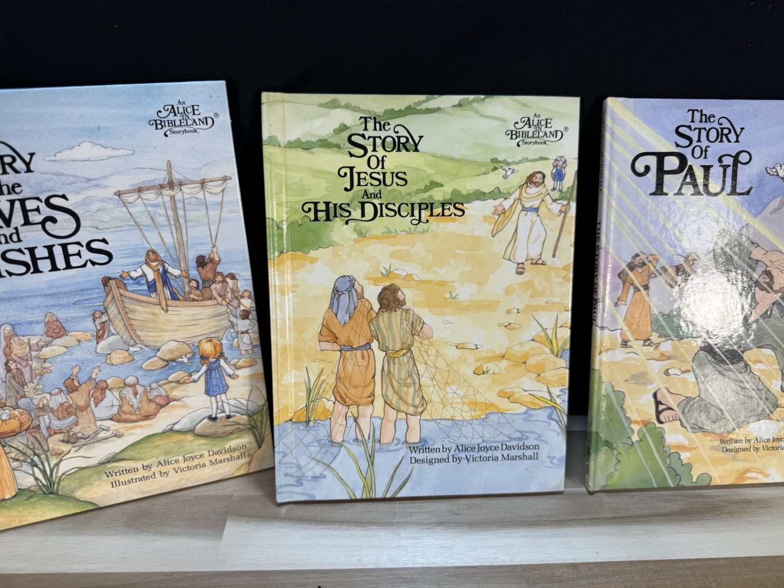 ✅An Alice in Bibleland Storybook by Alice Joyce Davidson Gift ✅Lot of 4 ✅ EUC