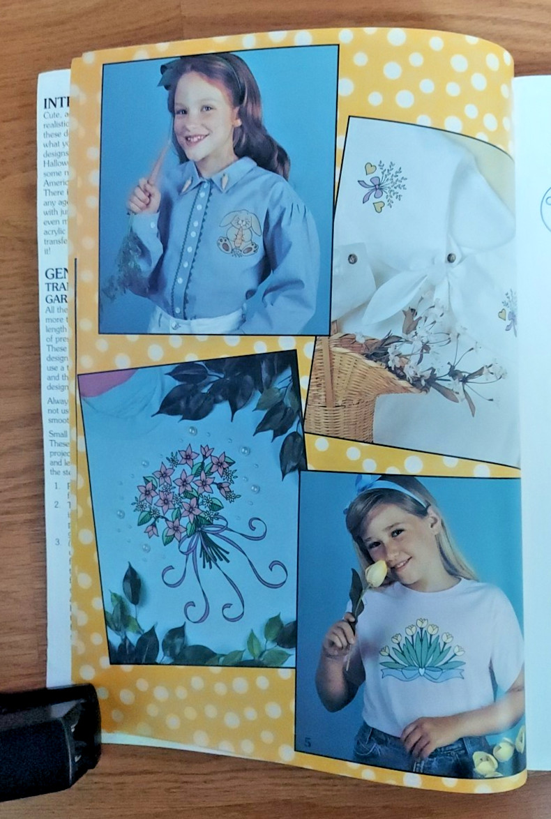 Creative Iron-On Transfers Leisure Arts Craft Leaflets Hundreds of Designs Books