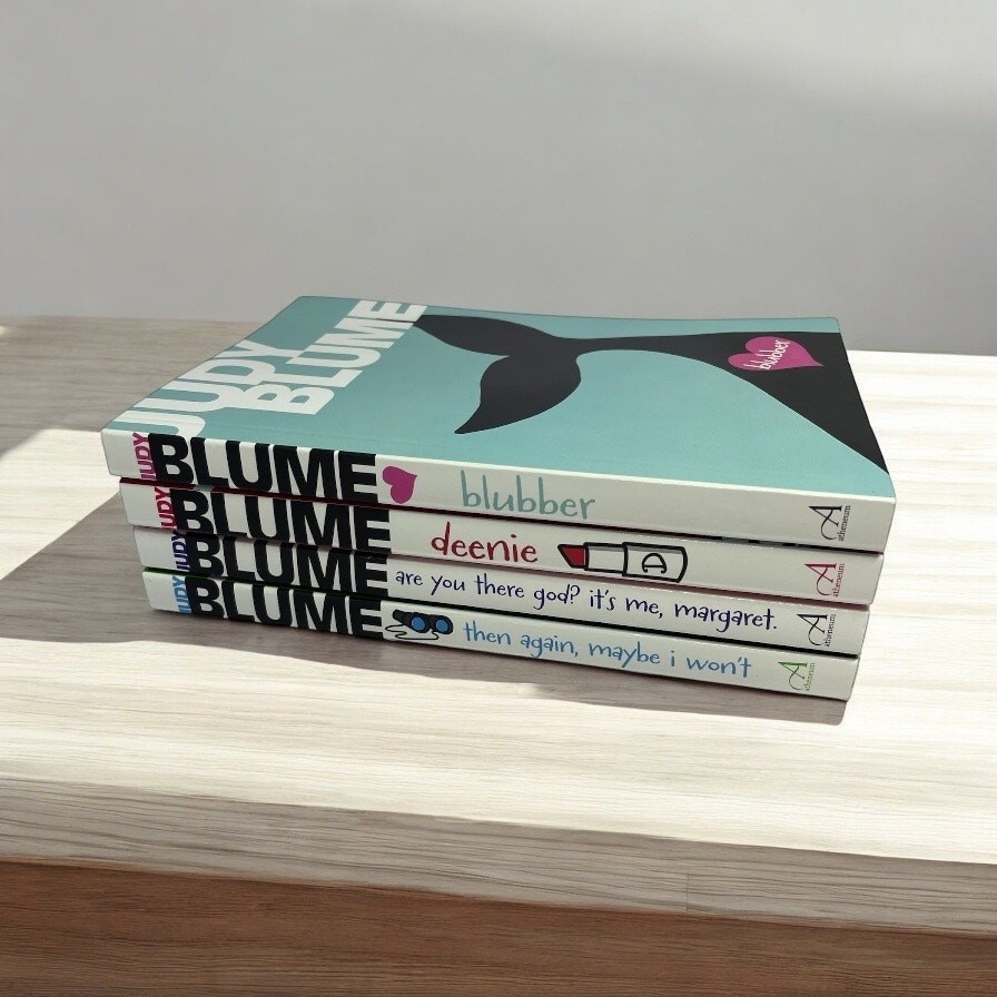 Judy Blume Lot of 4 Books Blubber Deenie Then Again Are You There God PB