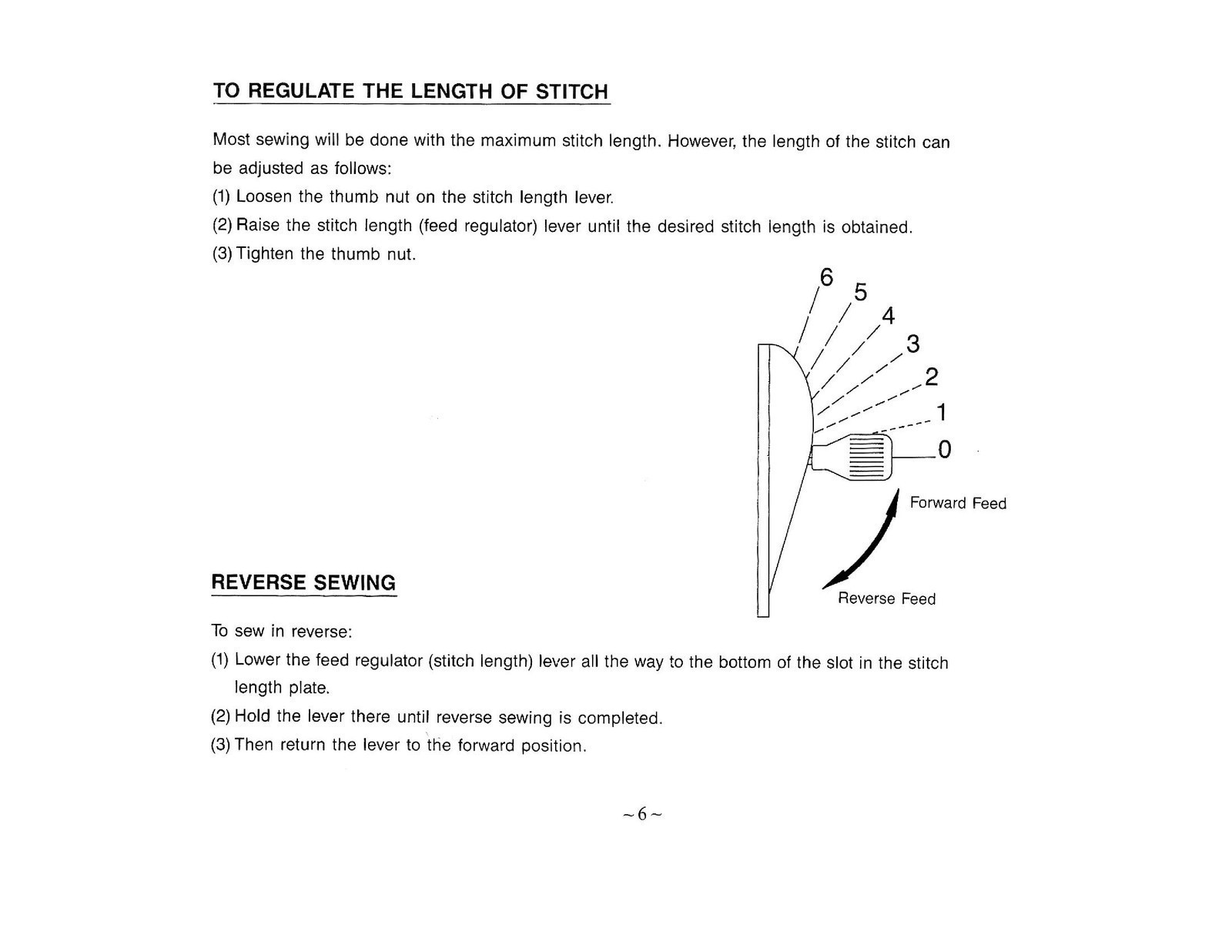 THOMPSON PW-301 Walking Foot Sewing Machine User Manual SPIRAL FIXED, FRONT & BA