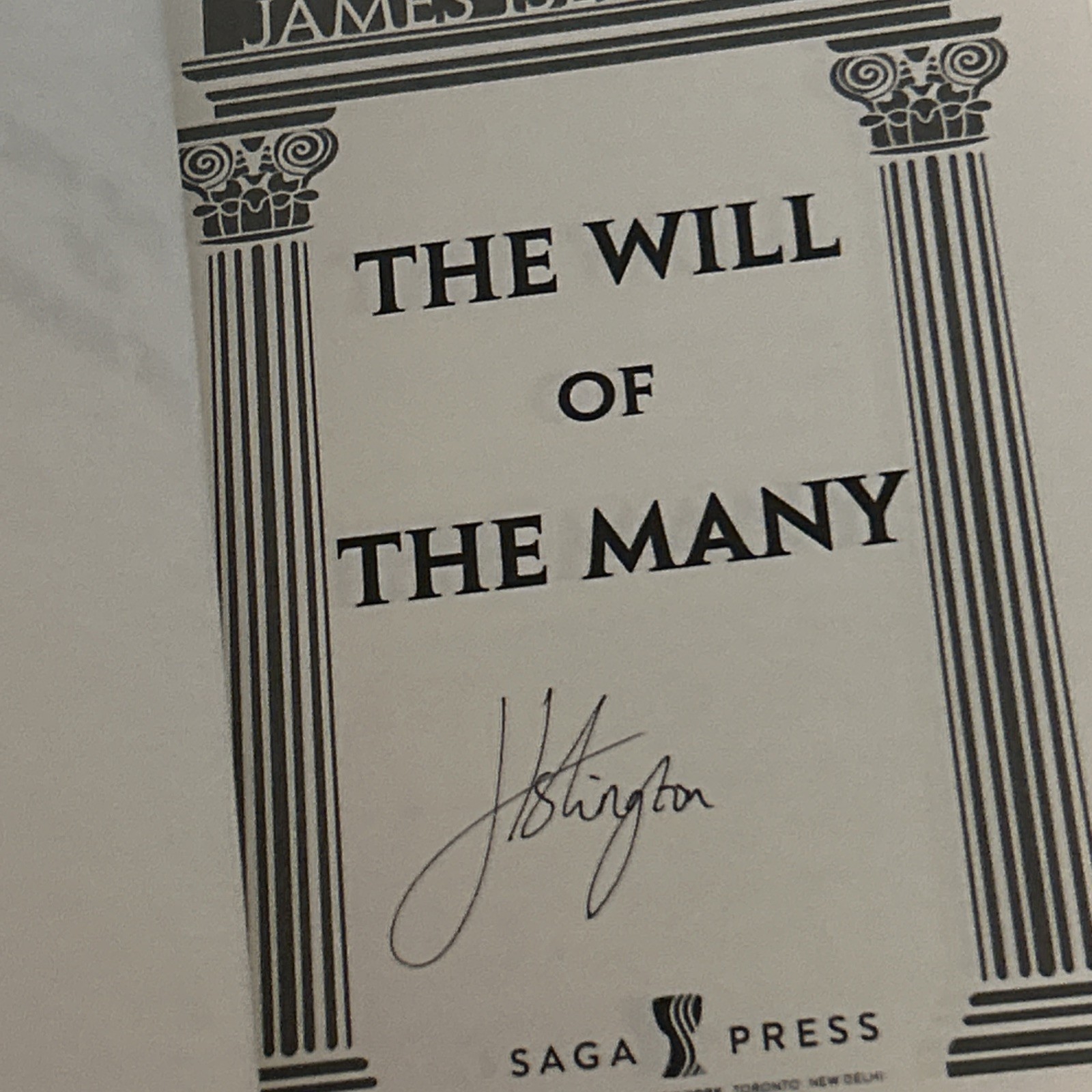 SIGNED The Broken Binding THE WILL OF THE MANY James Islington DELUXE EDITION