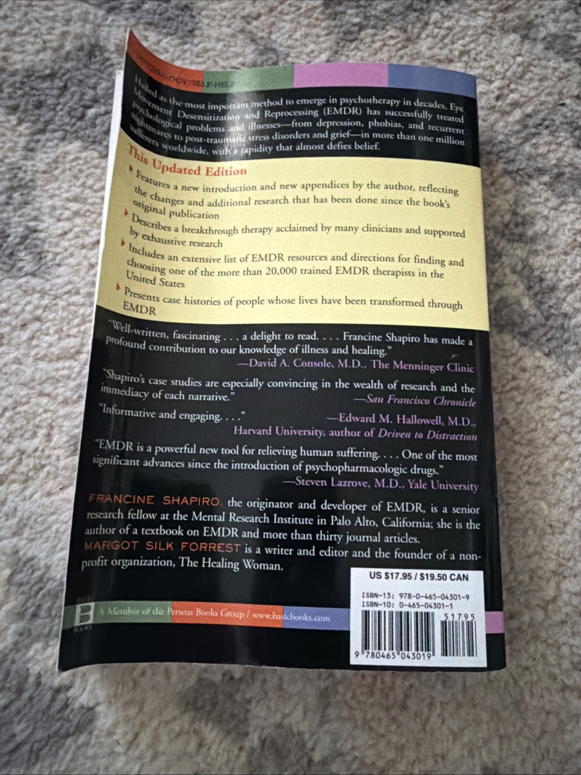 EMDR : The Breakthrough „Eye Movement“ Therapy for Overcoming Anxiety, Stress, a