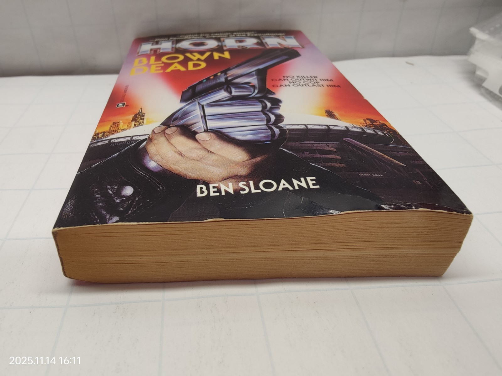 Horn Blown Dead by Ben Sloane 1990 1st Printing Gold Eagle Sci-Fi Paperback