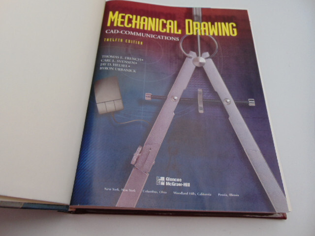 Mechanical Drawing Cad-Communications 12th Edition Text Book McGraw-Hill 1997