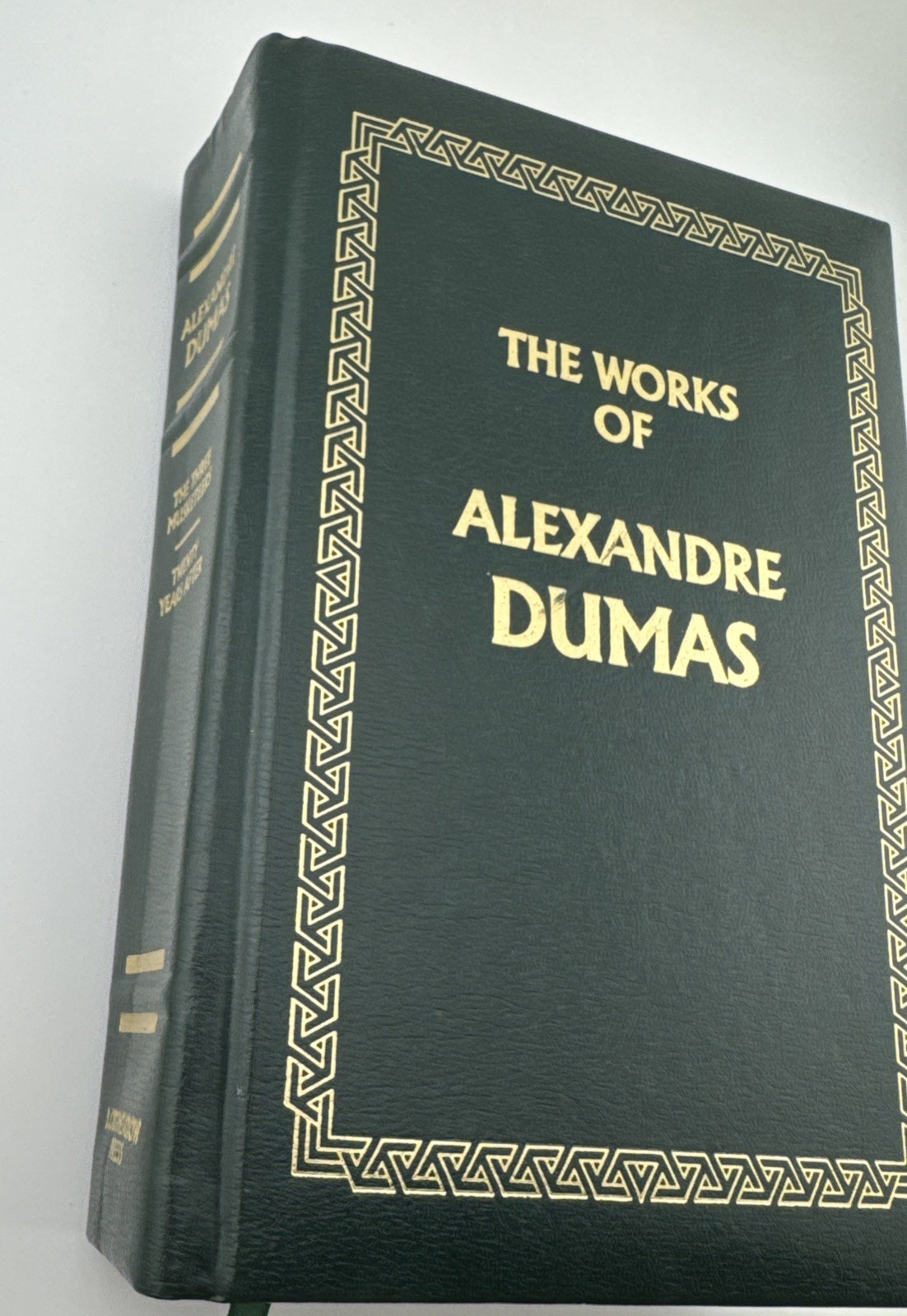 The Works Of Alexandre Dumas Longmeadow Press Leather Book