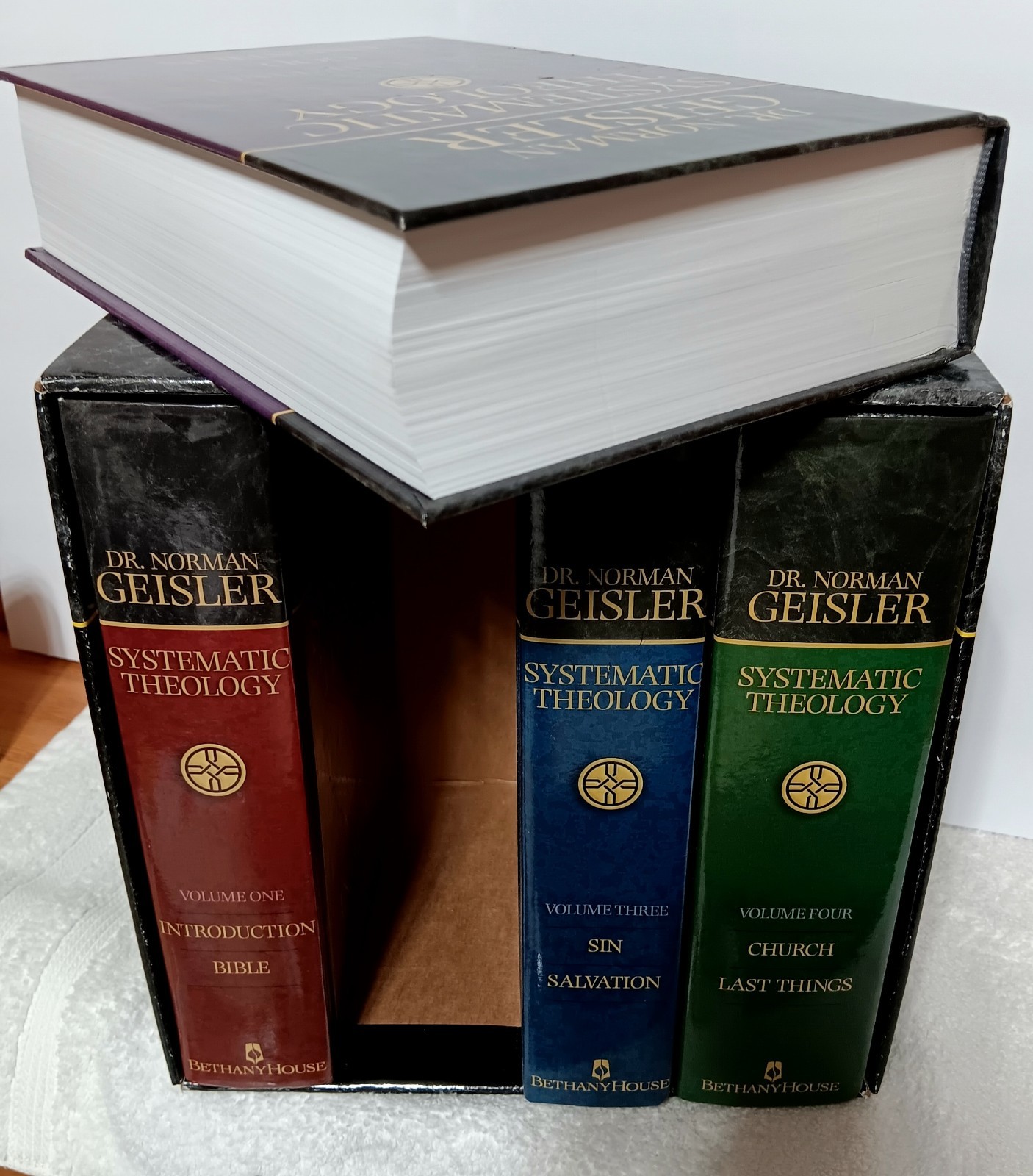 Systematic Theology: Vols. 1-4 by Dr. Norman Geisler – HC Pub. by Bethany House