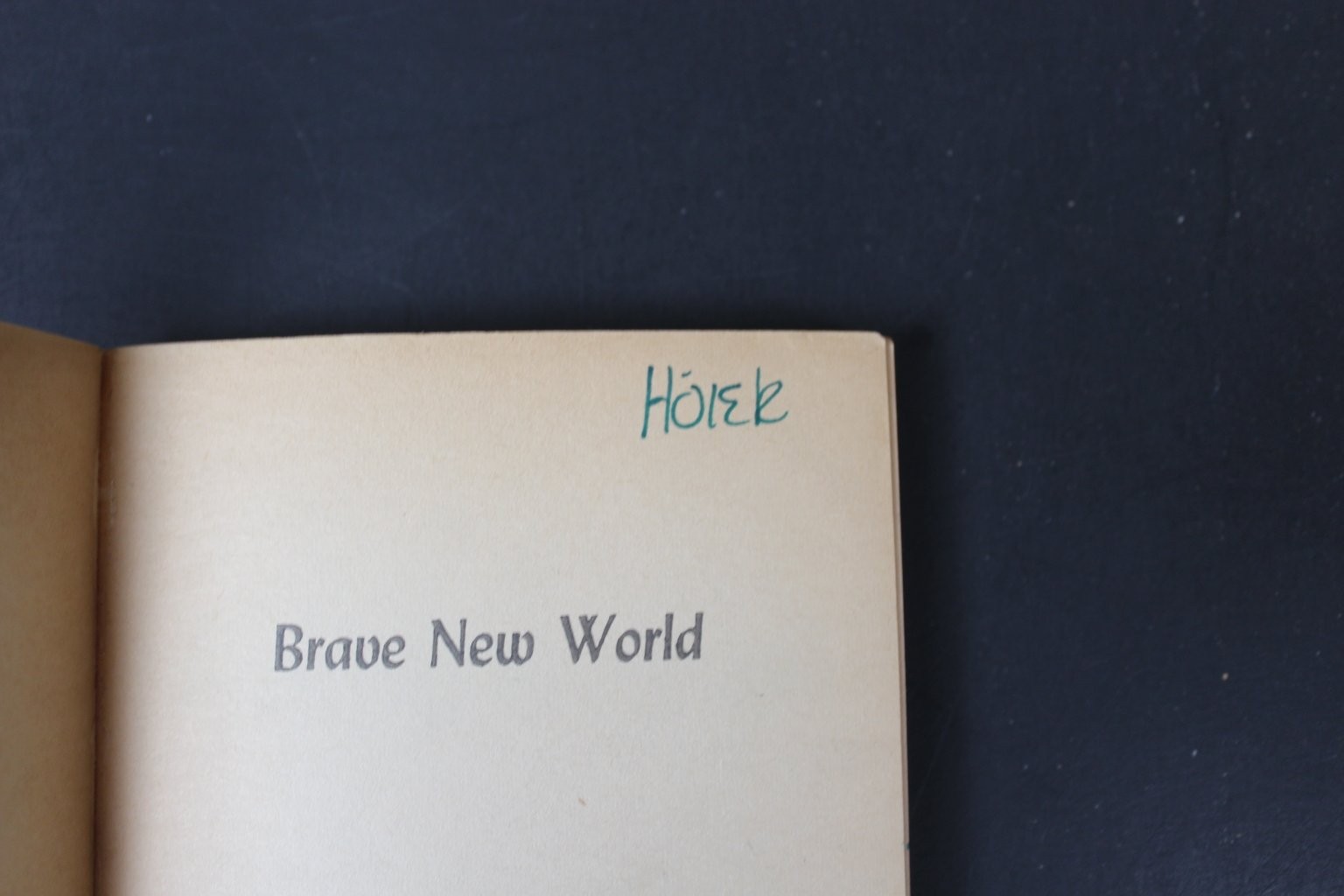 Brave New World Aldous Huxley 1969 Perennial Classic Dystopian Novel Harper Row