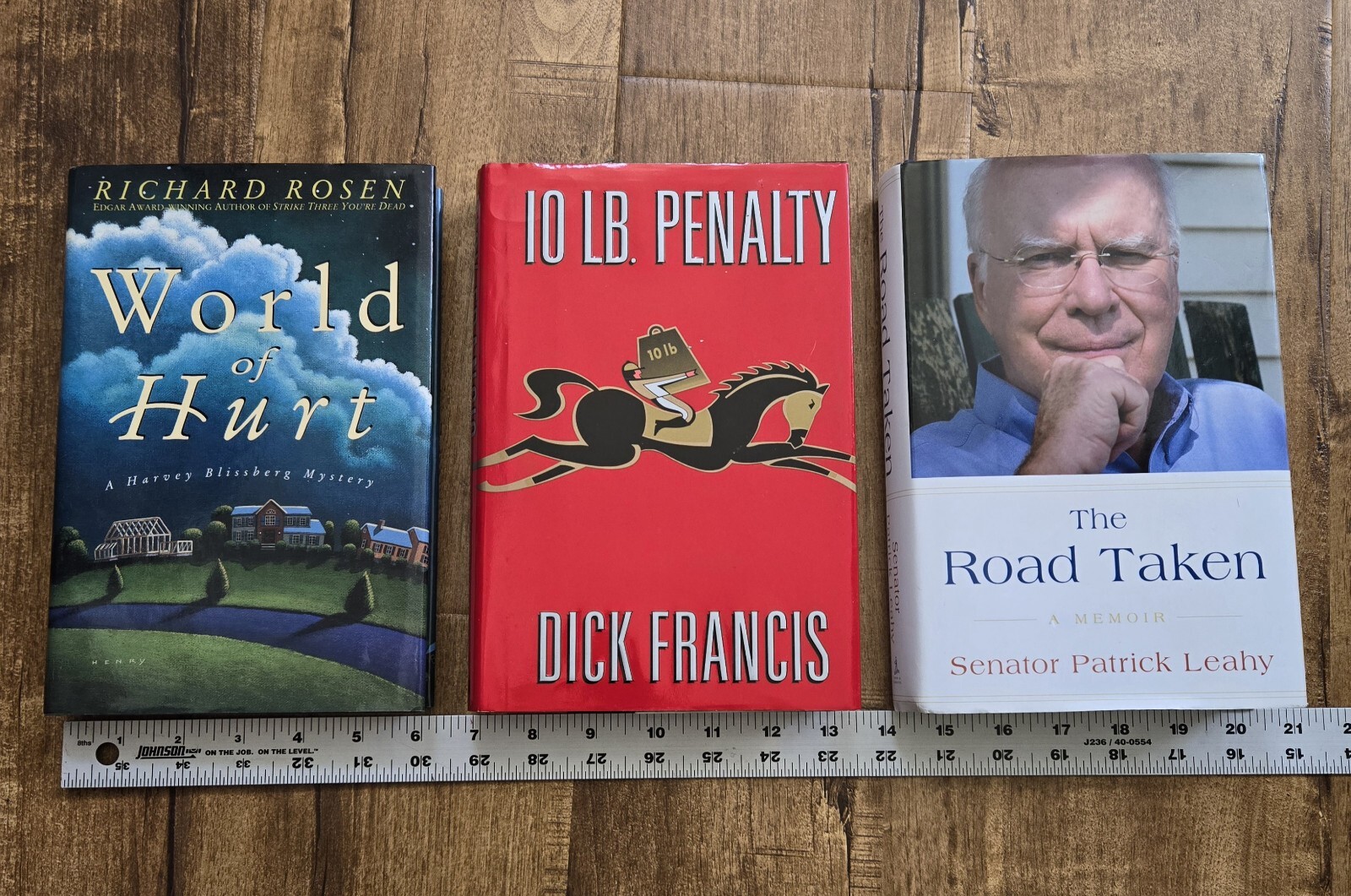 Lot of 3 Books 10-LB. Penalty + World of Hurt + The Road Taken HC/DJ