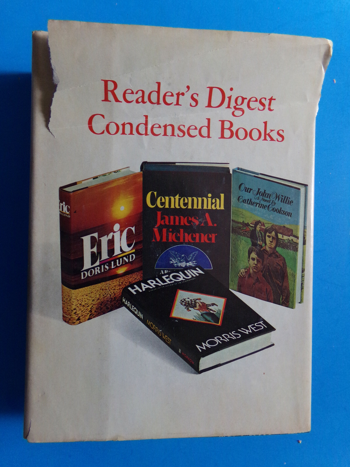 Readers Digest Cond. V.1 1975 Our John Willie Centennial Harlequin Eric Book