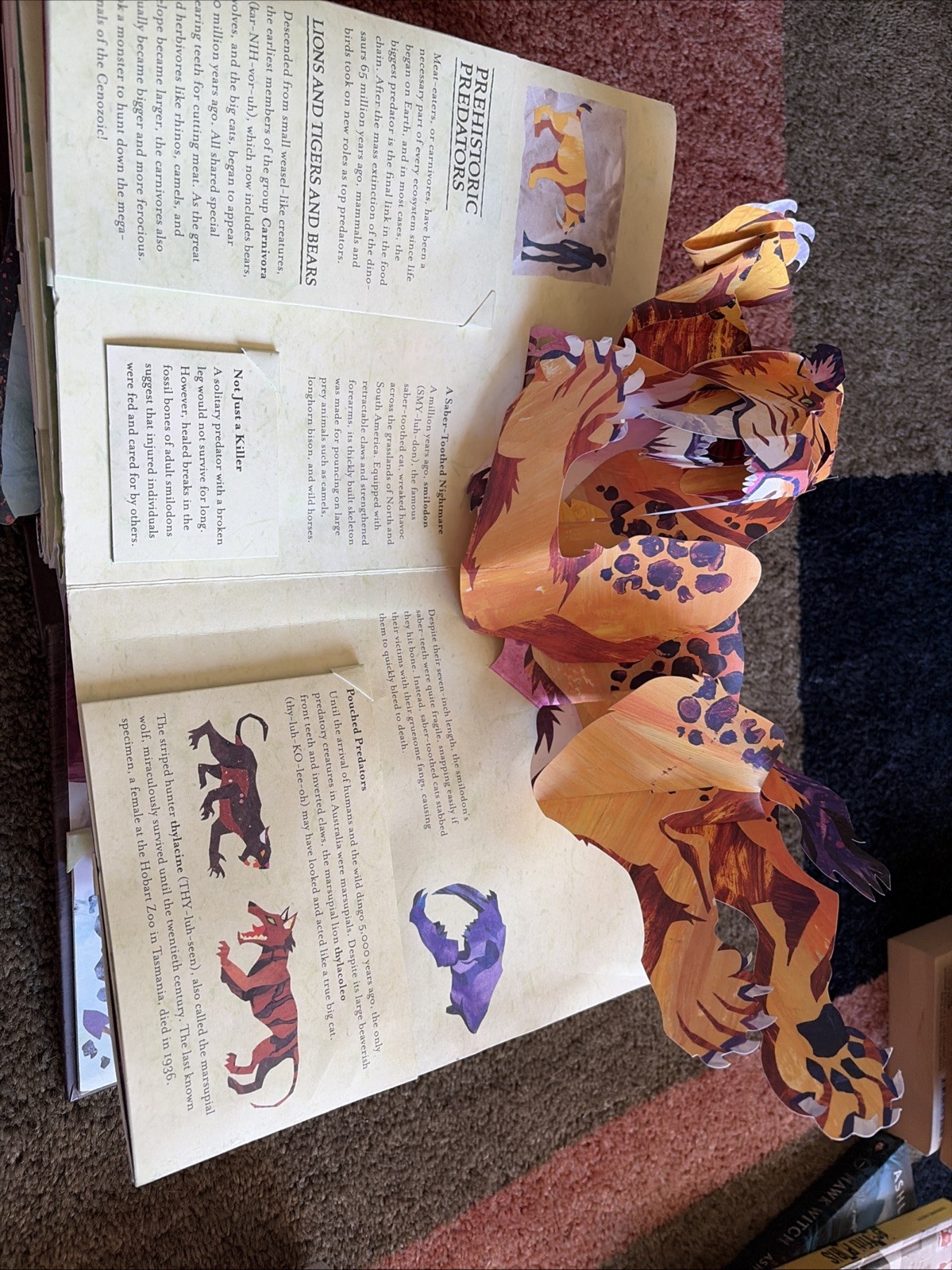 Encyclopedia Prehistorica Mega-Beasts Pop-Up – Hardcover – VG