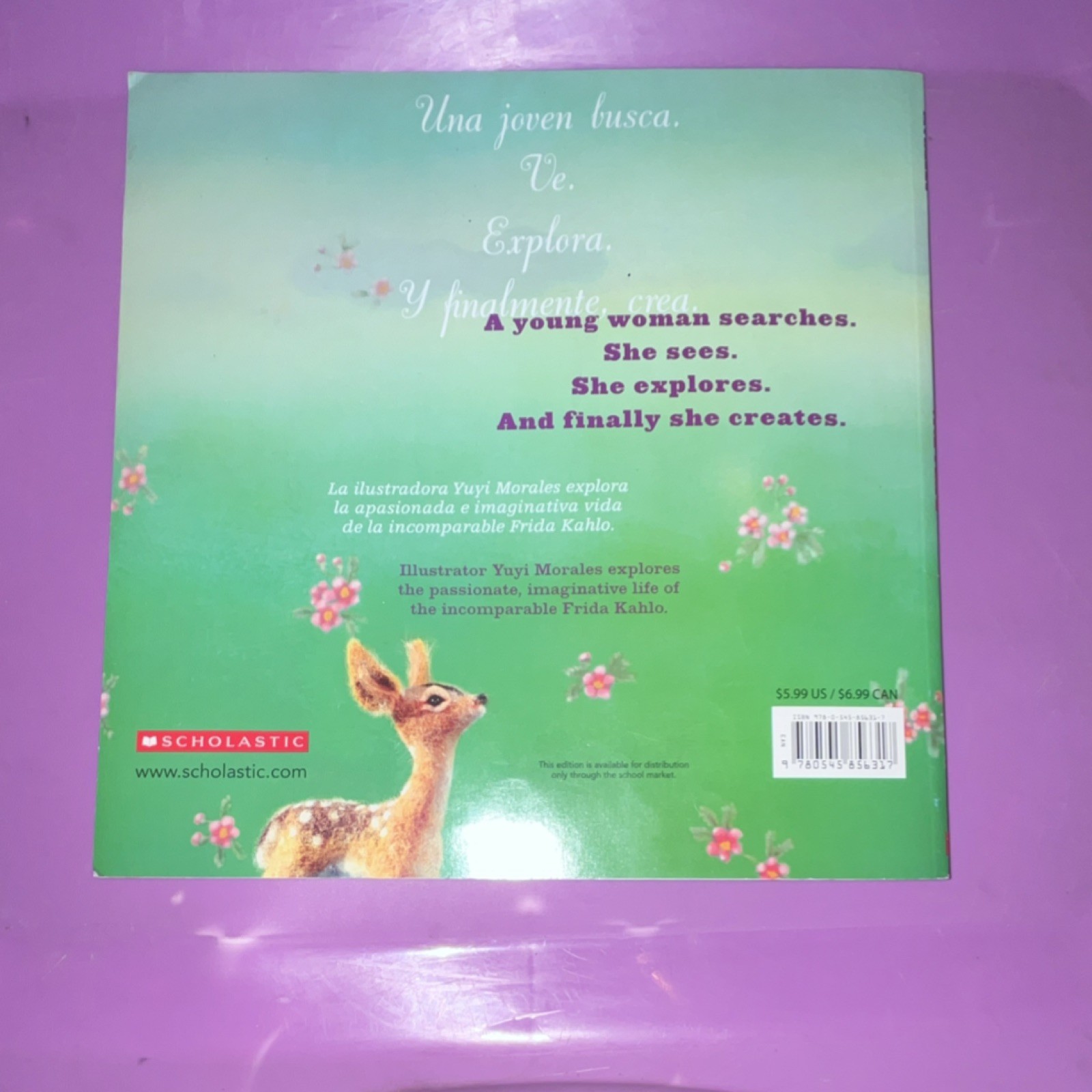 Viva Frida Yuyi Morales PB Scholastic Art Culture Ages 4-8 Picture Book