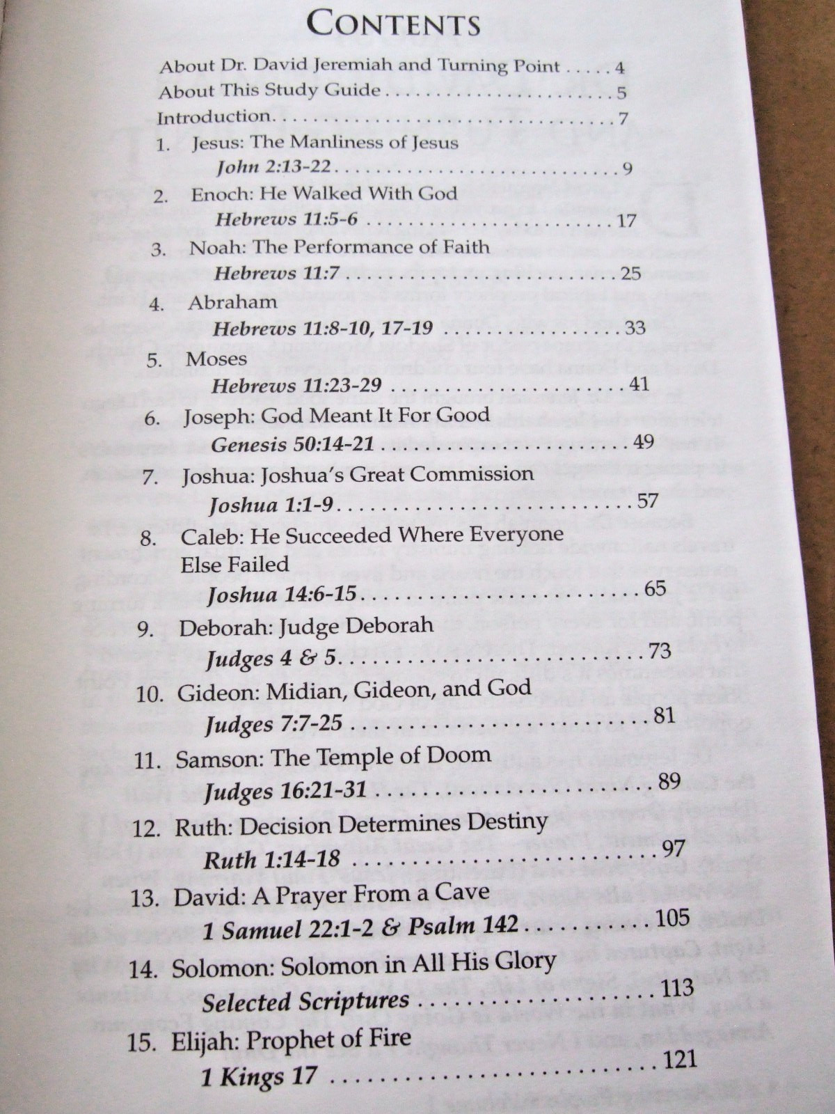 DR. DAVID JEREMIAH STUDY GUIDES THIRITY AMAZING PEOPLE IN THE BIBLE VOL 1-2 +