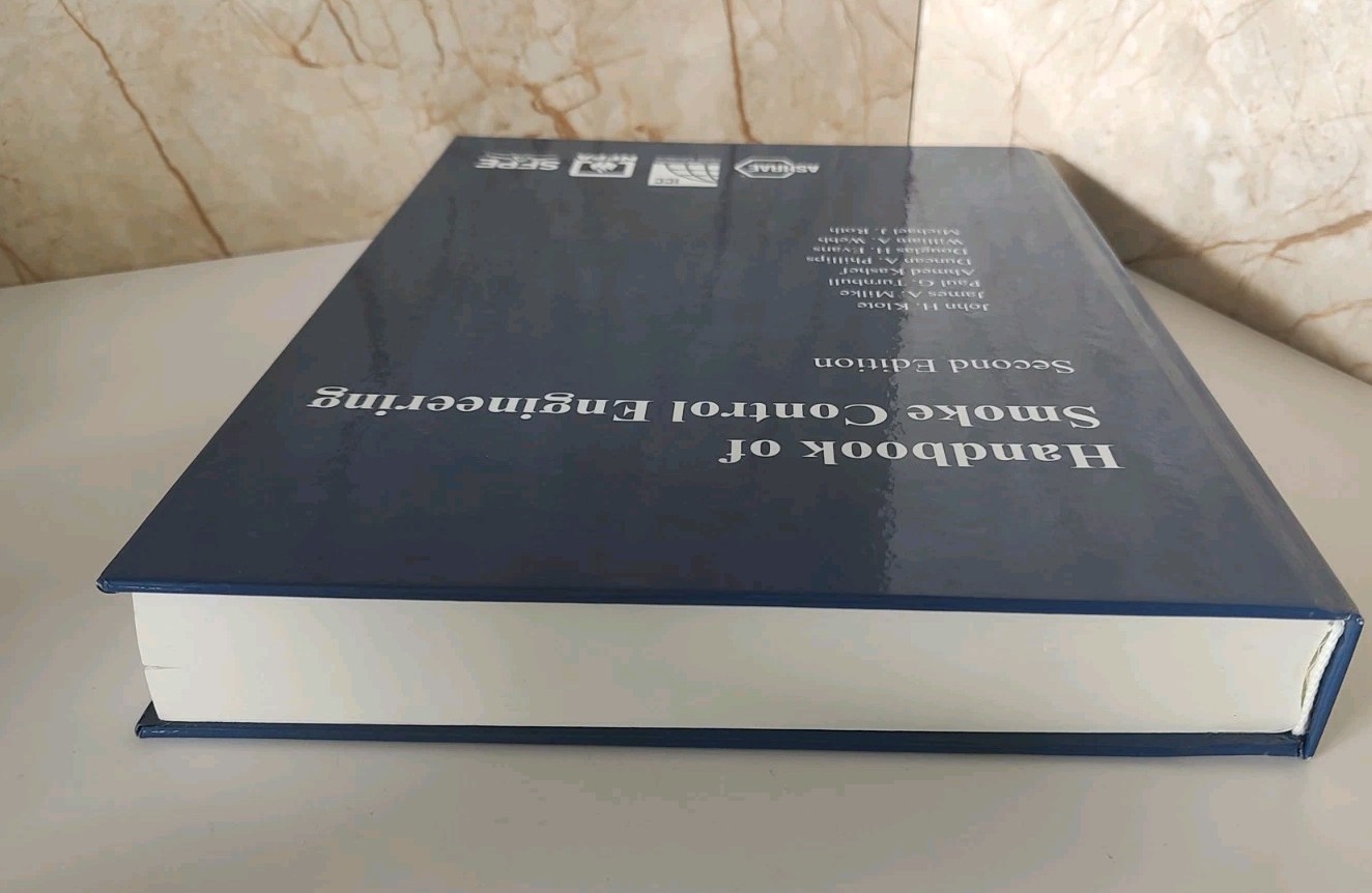 HANDBOOK OF SMOKE CONTROL ENGINEERING, SECOND ED ASHRAE NFPA ICC SFPE Harcover