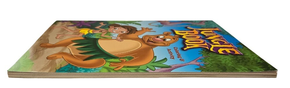 Jungle Book 10.5in x 7.5in Coloring and Activity Book – New