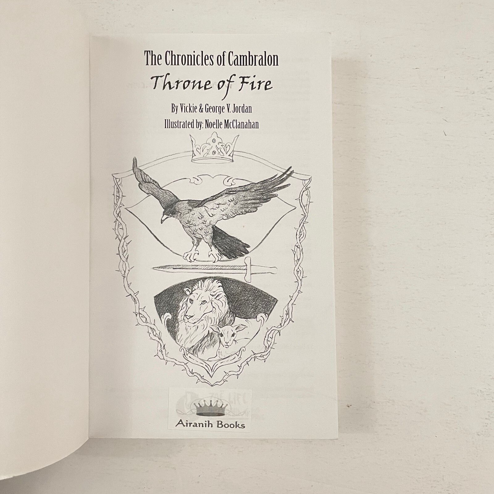 The Chronicles of Cambralon – Throne Of Fire SIGNED by Vickie & George V Jordan